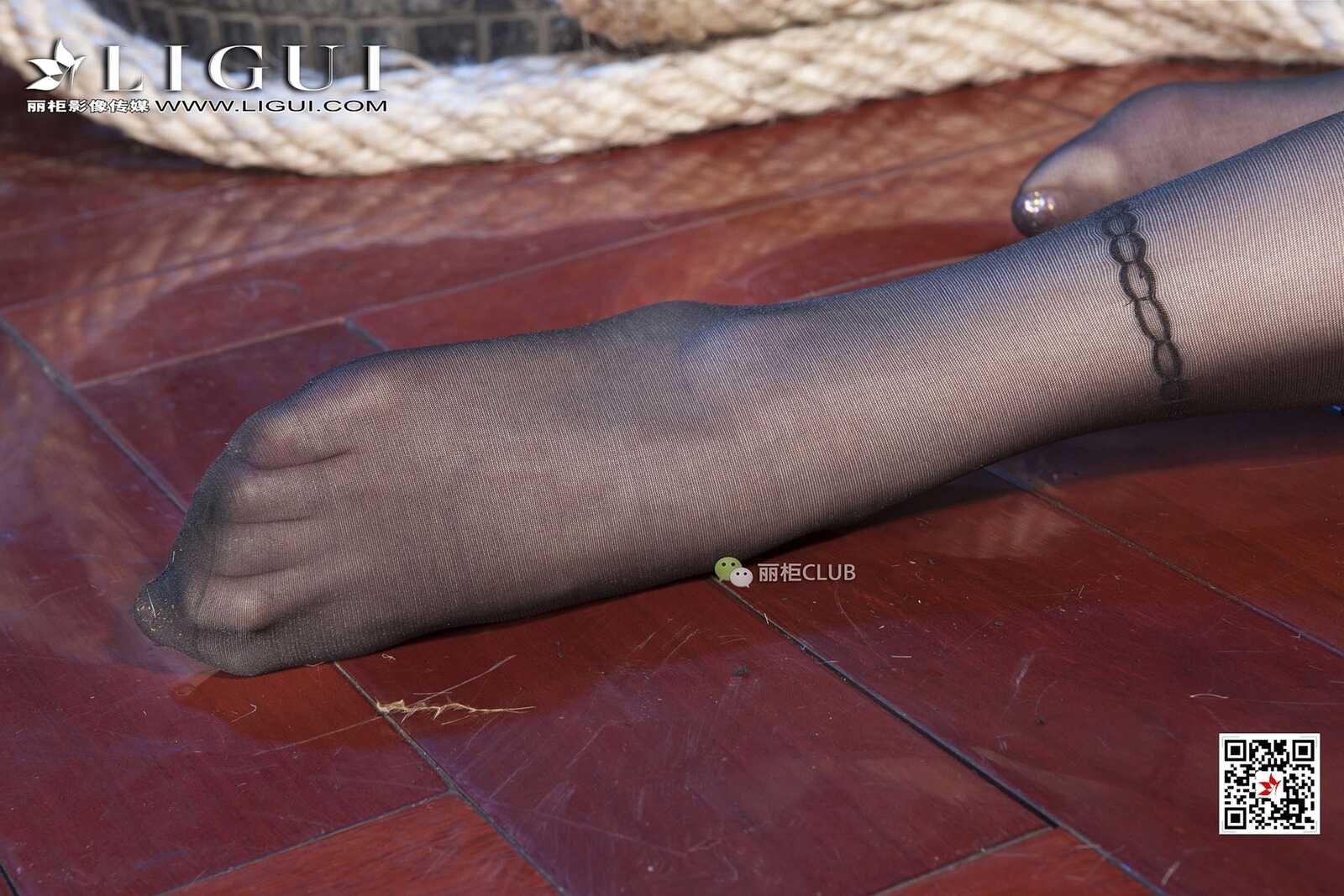 Mode 袁颖芬《黑丝高跟绳艺》 [丽柜Ligui] 写真集第6张