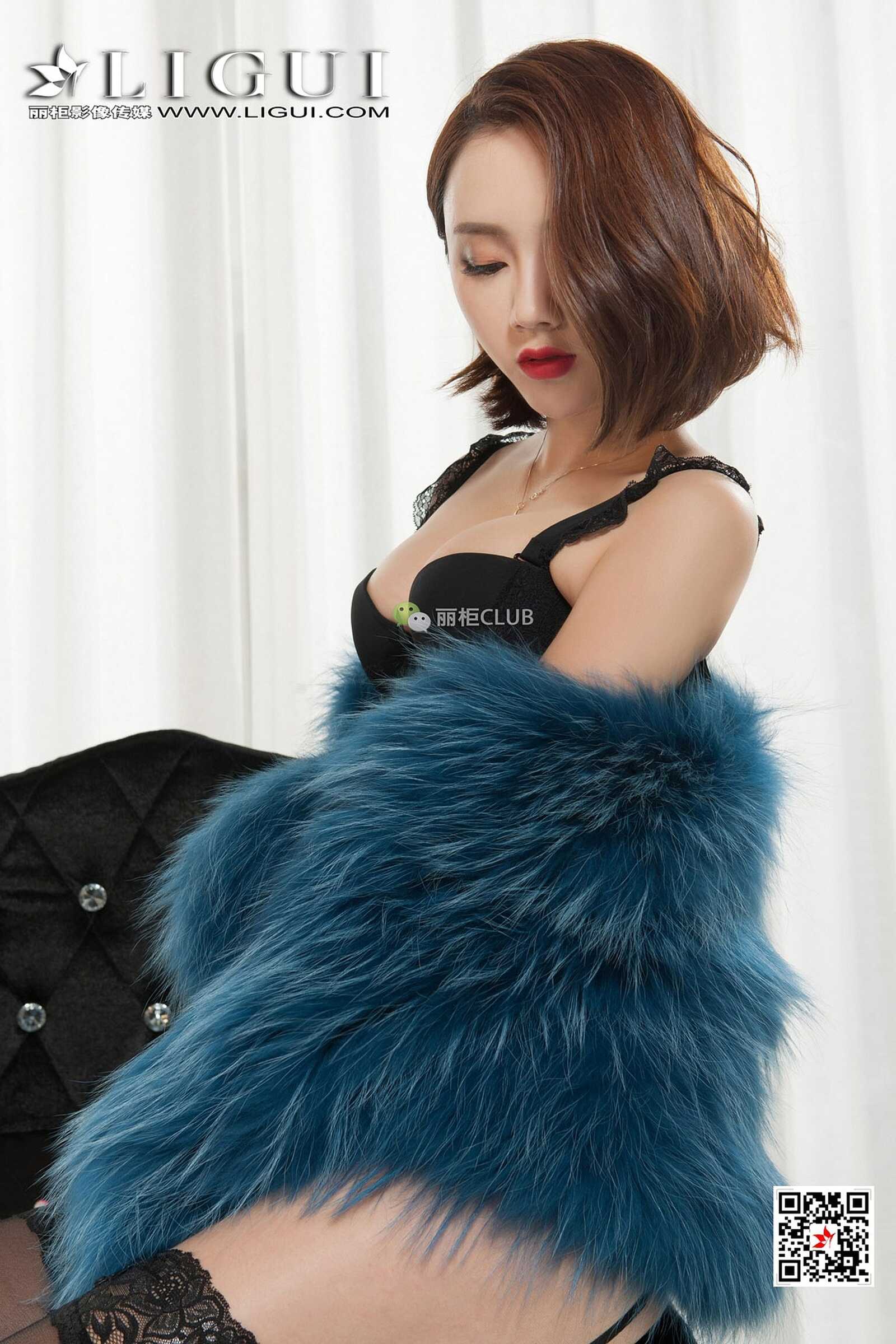 Mode 腿模然然《魅惑黑丝》 [丽柜Ligui] 写真集第16张