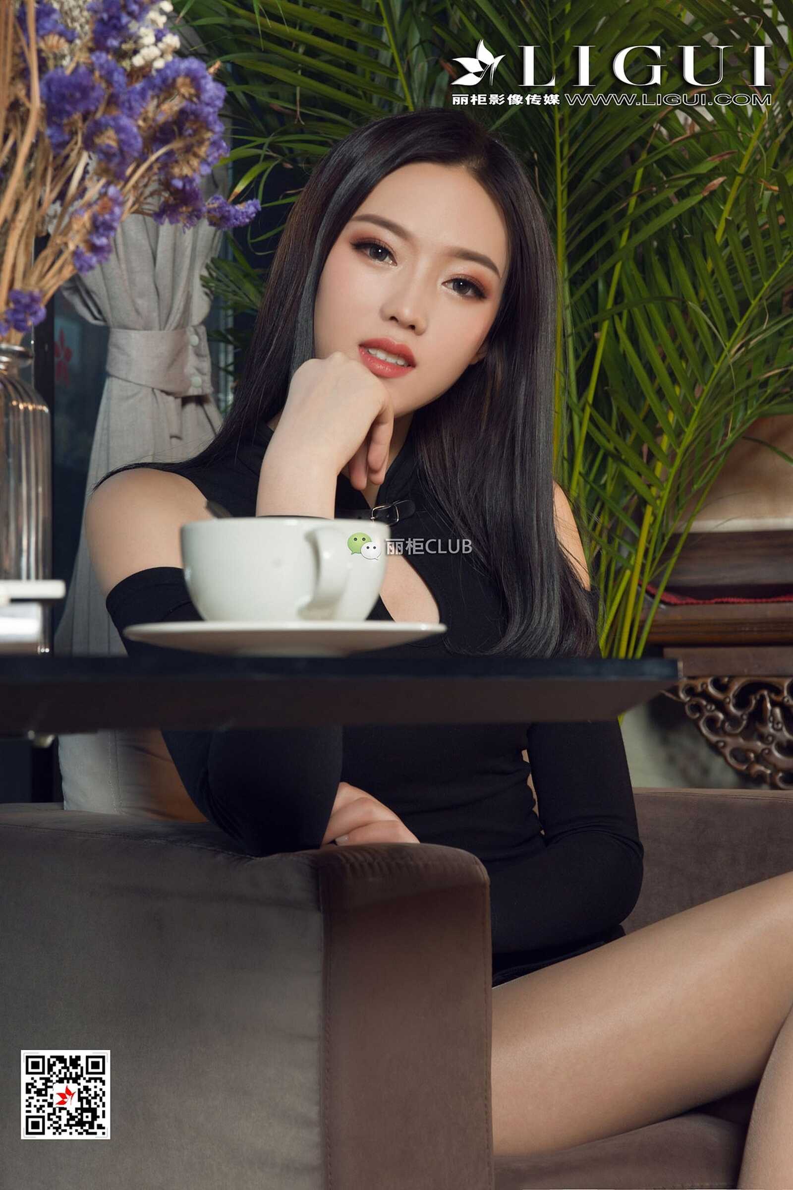 腿模敏儿《OL肉丝高跟》 [丽柜Ligui] 写真集第9张