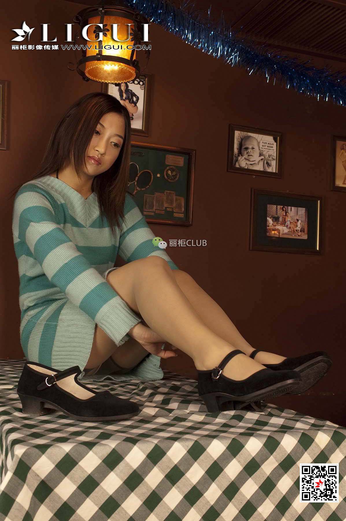 足模贝贝《丝足高跟》 [丽柜LIGUI] 丝足 写真集第1张