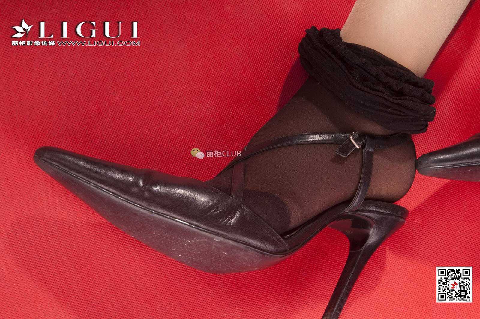 丁丁《黑丝美足》 [丽柜LIGUI] 网络丽人 写真集第16张