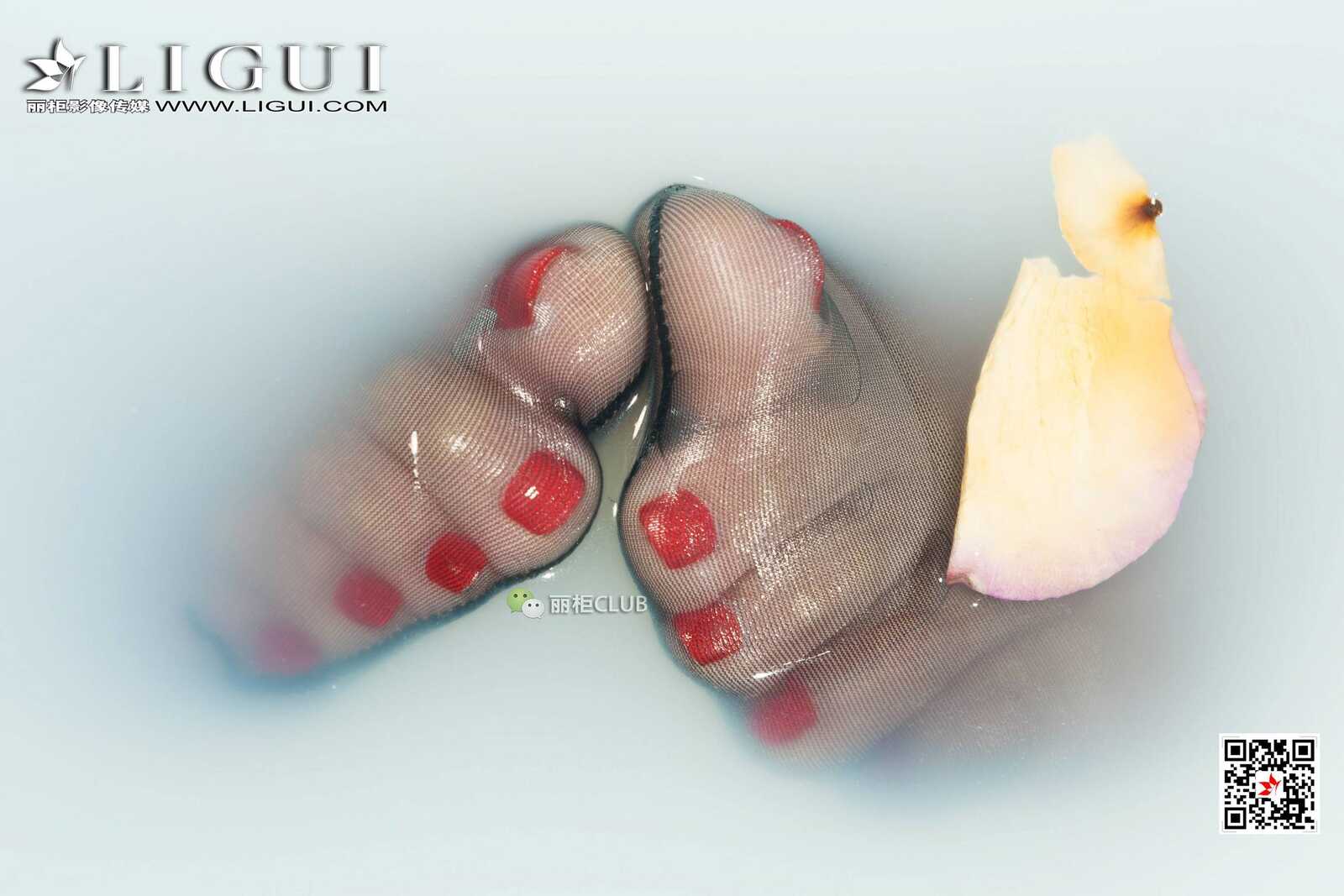 足模然然《浴缸丝足迷情》 [丽柜LIGUI] 网络丽人第12张