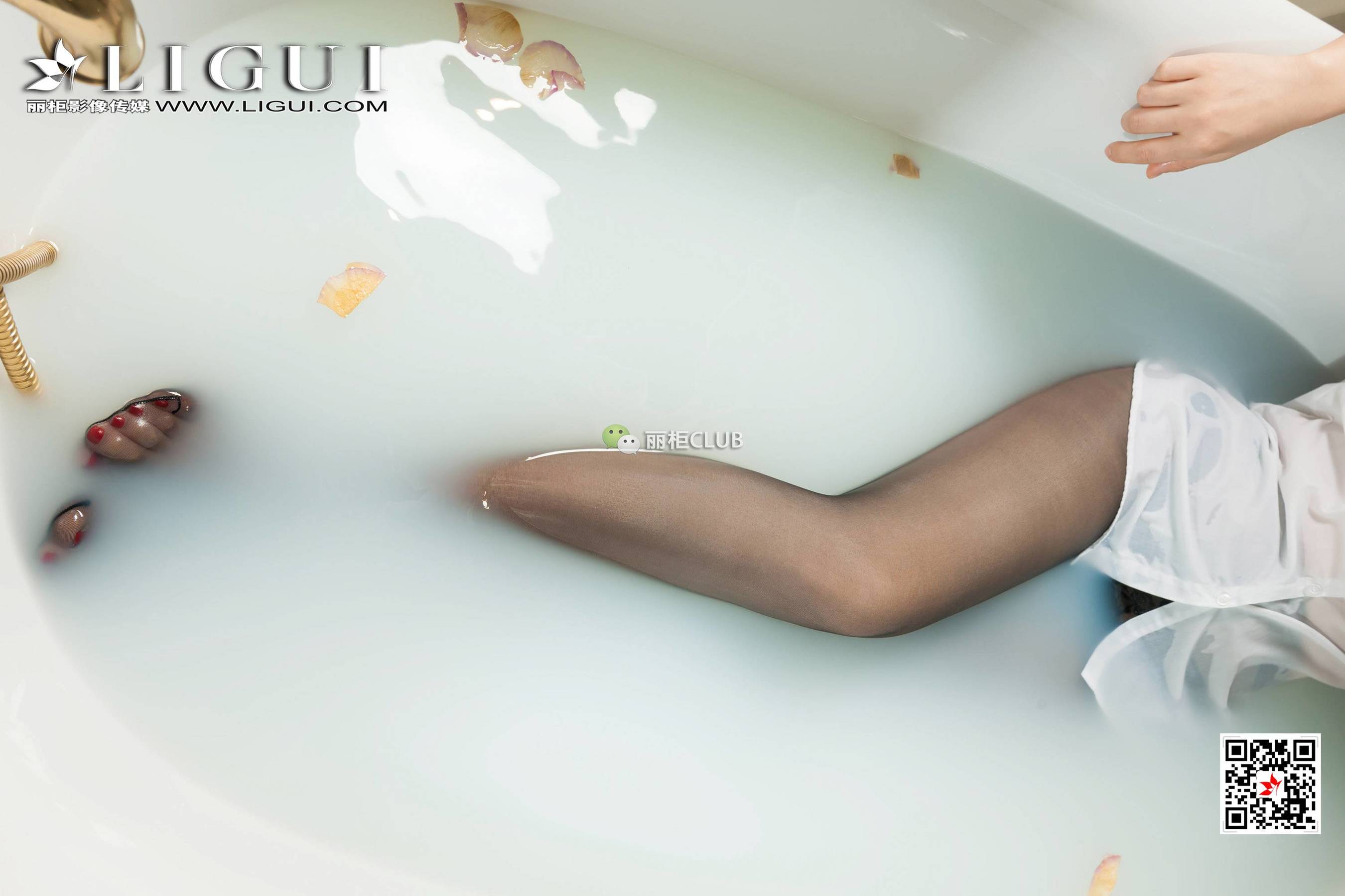 足模然然《浴缸丝足迷情》 [丽柜LIGUI] 网络丽人第12张