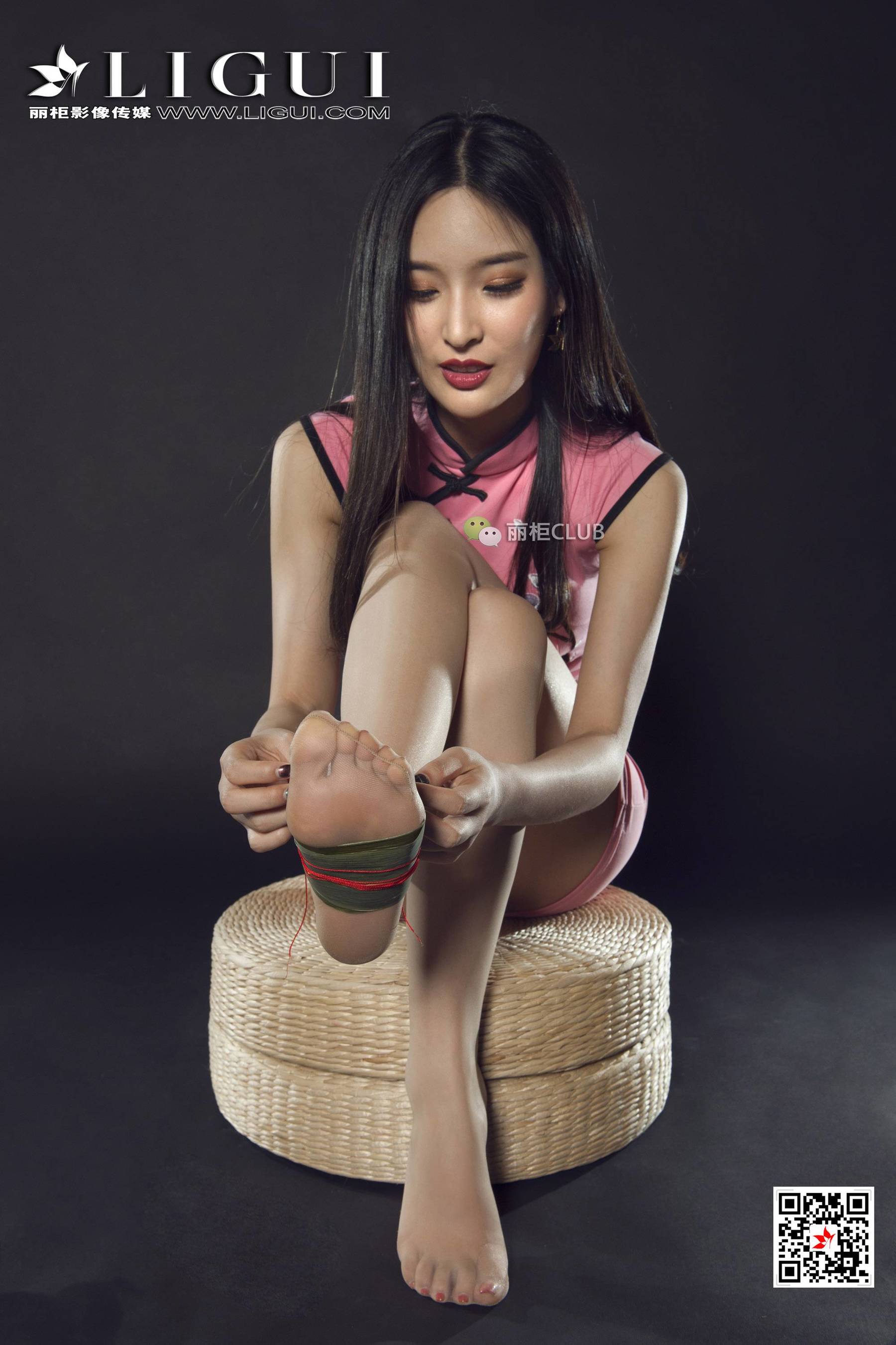 足模雪糕《端香旗袍丝足》 [丽柜LIGUI] 网络丽人第13张