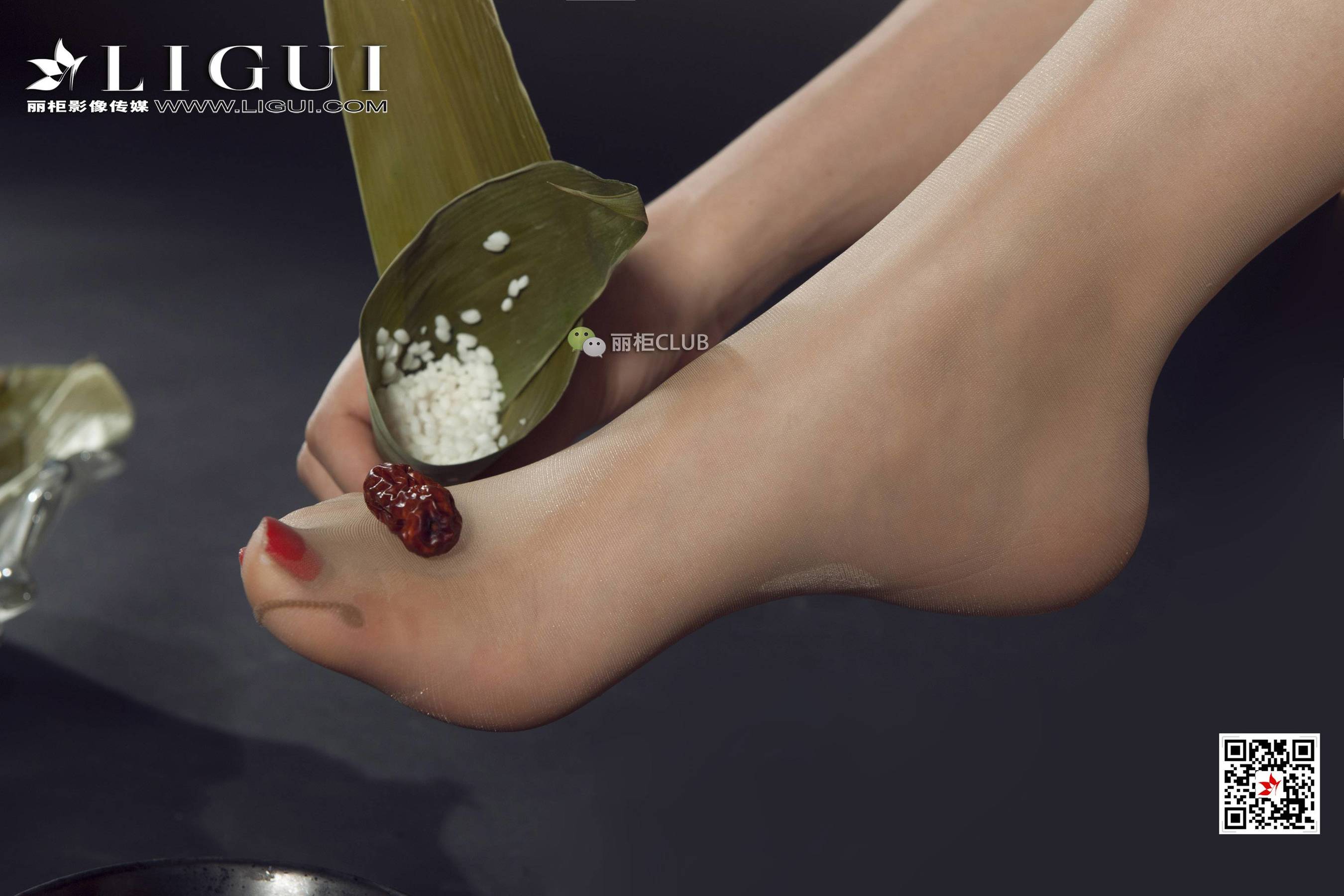 足模雪糕《端香旗袍丝足》 [丽柜LIGUI] 网络丽人第6张