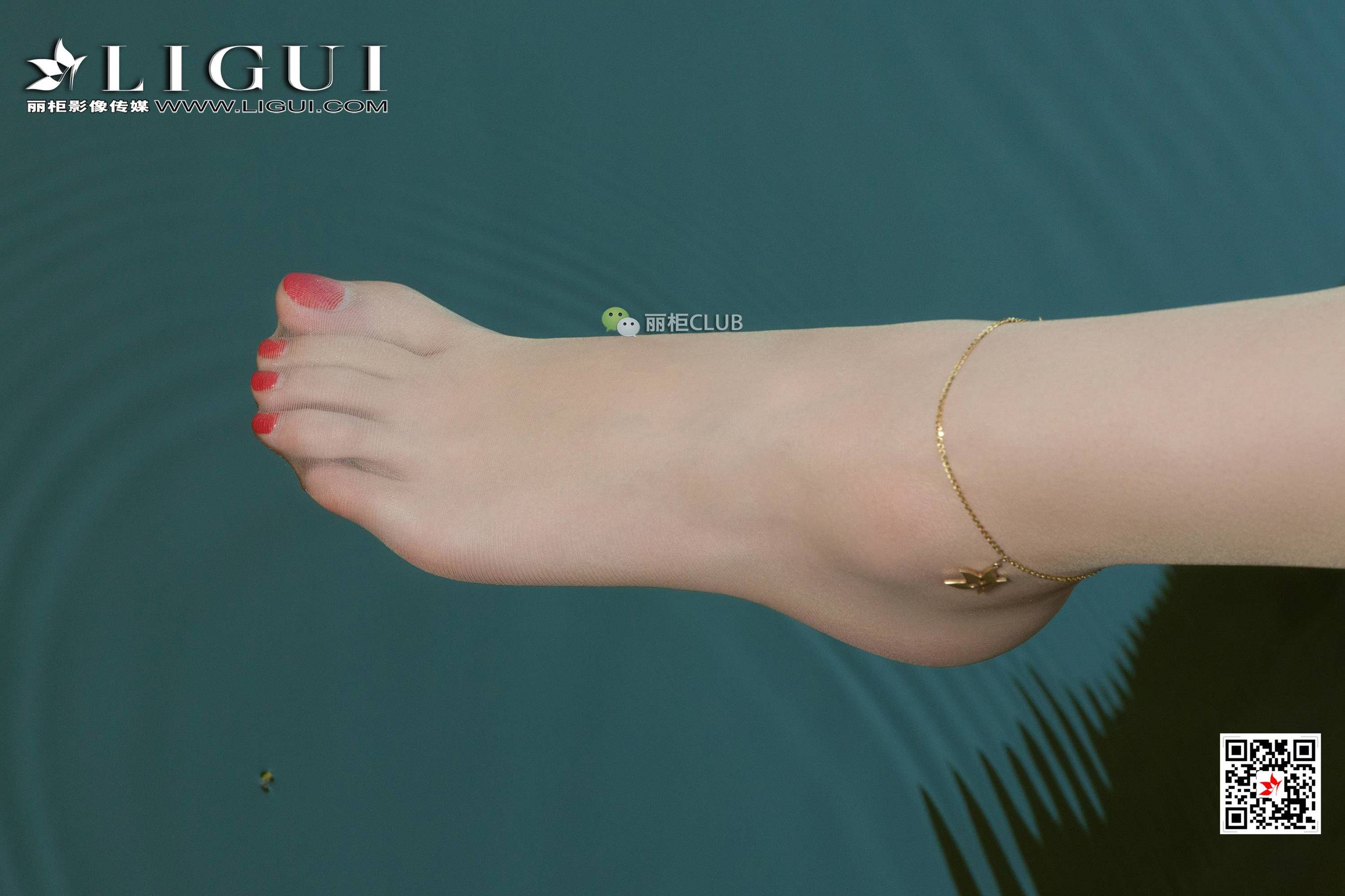 足模小戈《钓鱼小妹丝足》 [丽柜LIGUI] 网络丽人第11张