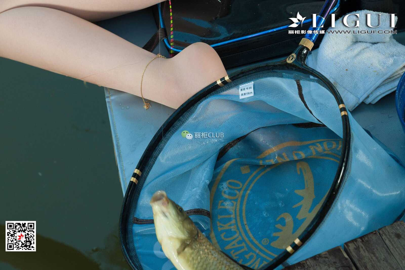 足模小戈《钓鱼小妹丝足》 [丽柜LIGUI] 网络丽人第8张