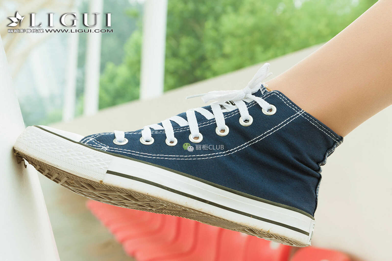 足模敏儿《运动肉丝丝足》 [丽柜Ligui] 美腿丝足第13张