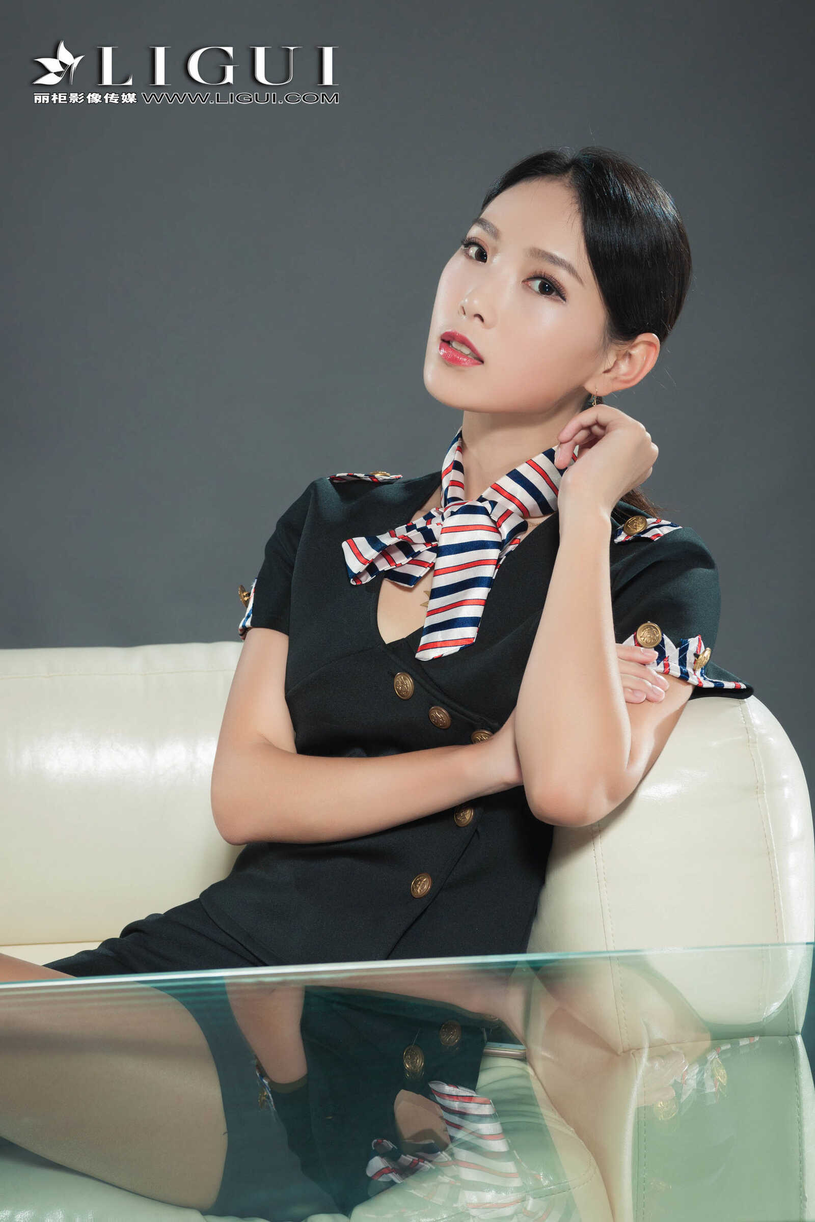 腿模赵维拉《空姐丝足》[丽柜Ligui] 写真集第10张