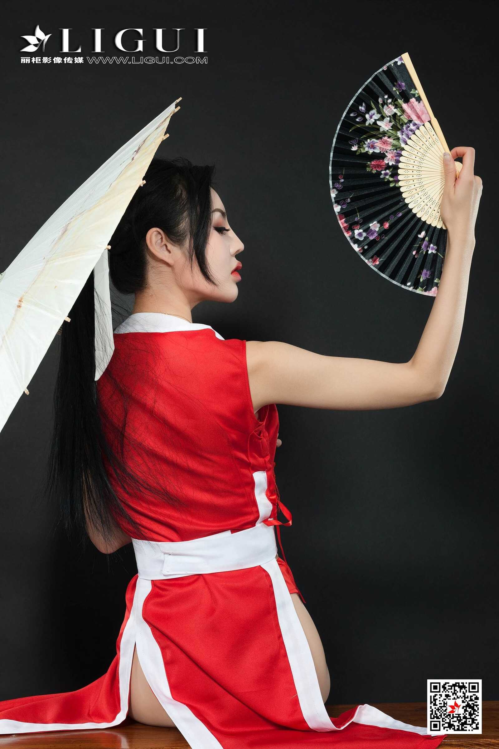 凉儿《不知火舞COS》 [丽柜Ligui] 写真集第15张