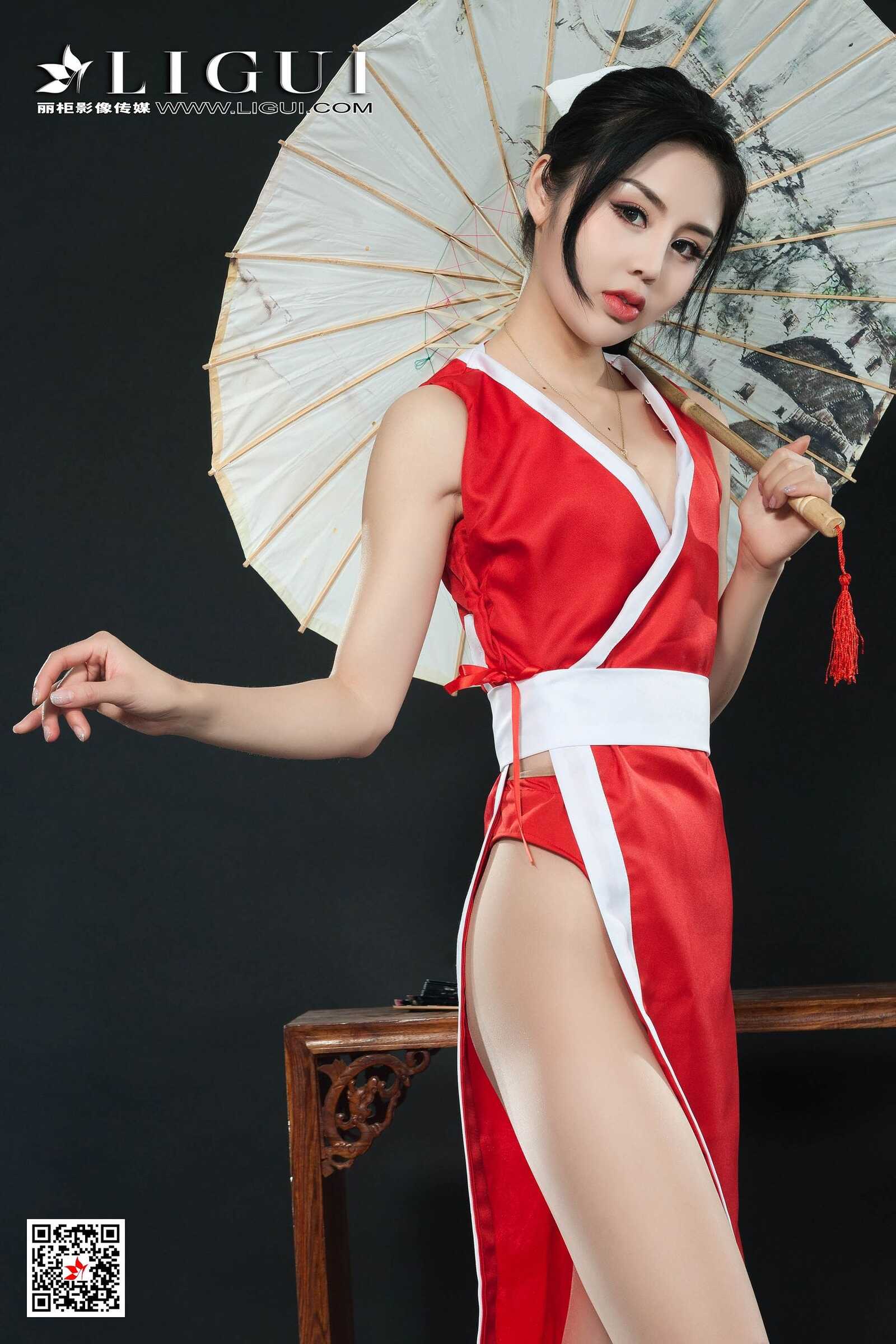 凉儿《不知火舞COS》 [丽柜Ligui] 写真集第11张