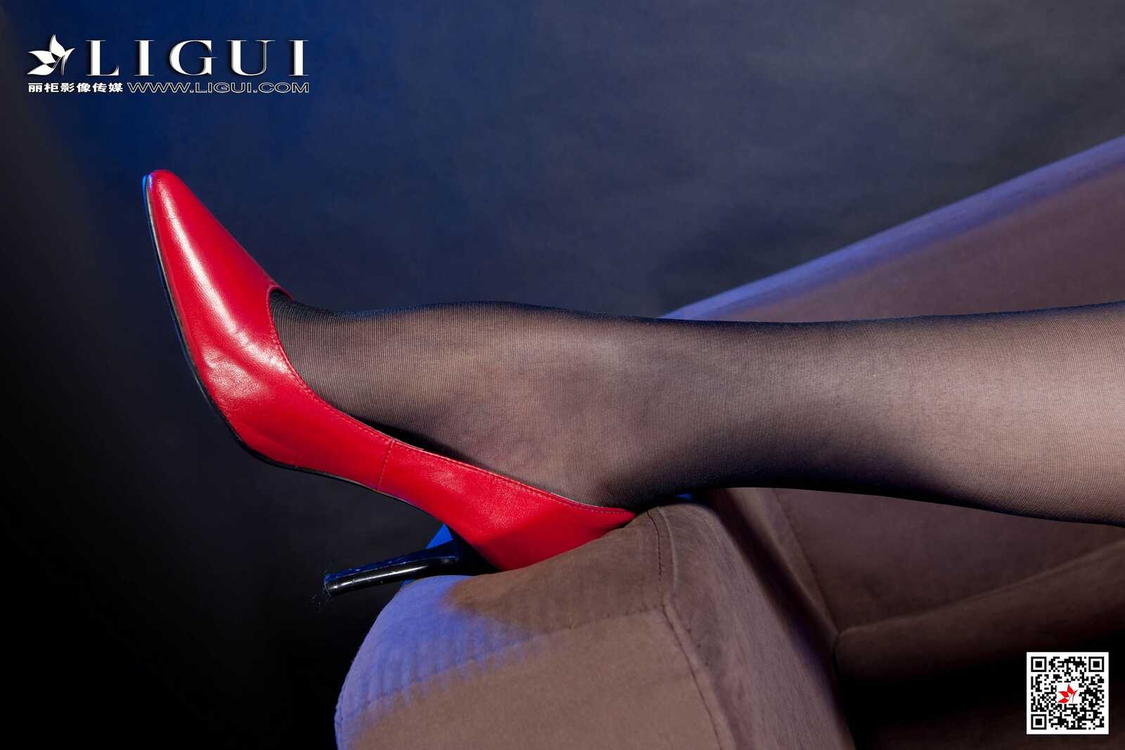 佳怡《性感黑丝皮衣》 [丽柜Ligui] 写真集第13张