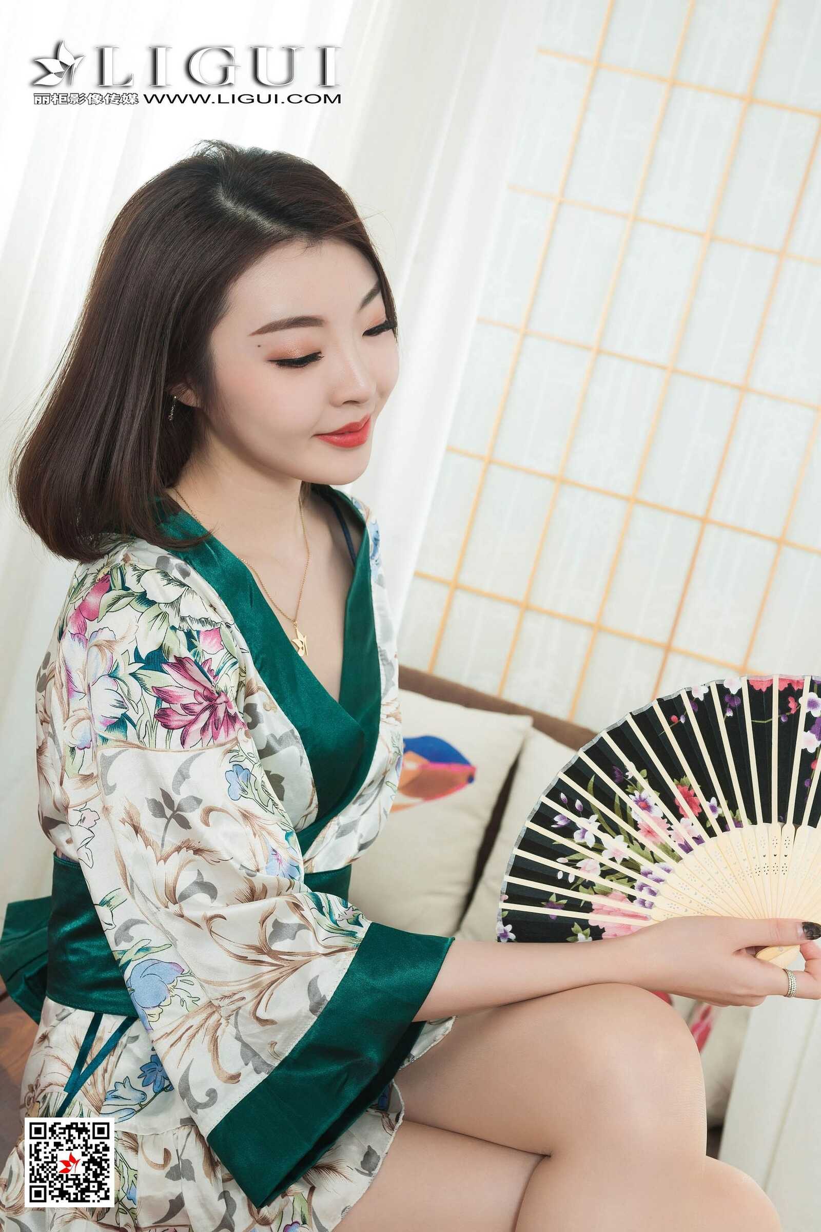 模特思航《古典和服美人》 [丽柜Ligui] 写真集第16张