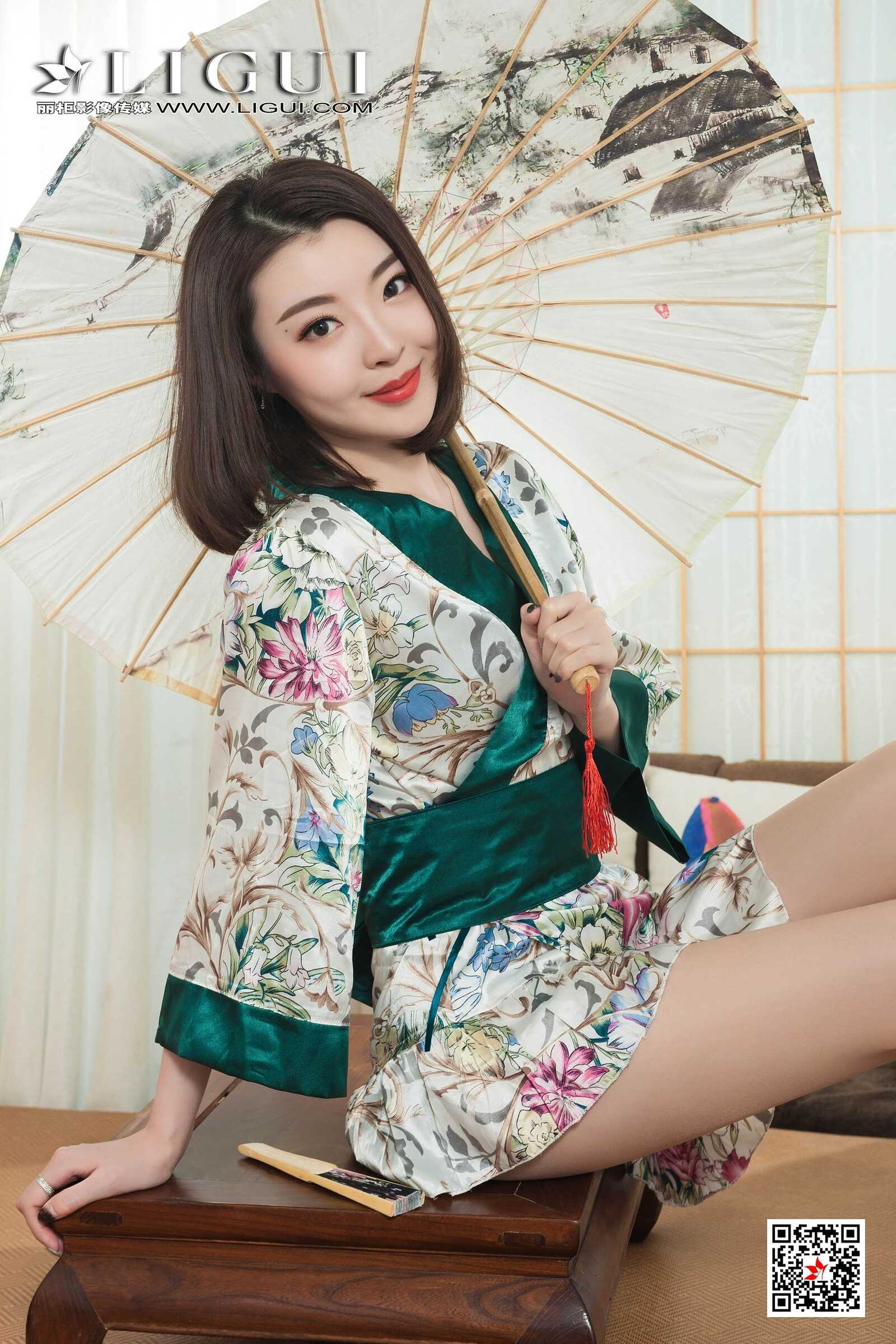 模特思航《古典和服美人》 [丽柜Ligui] 写真集第14张