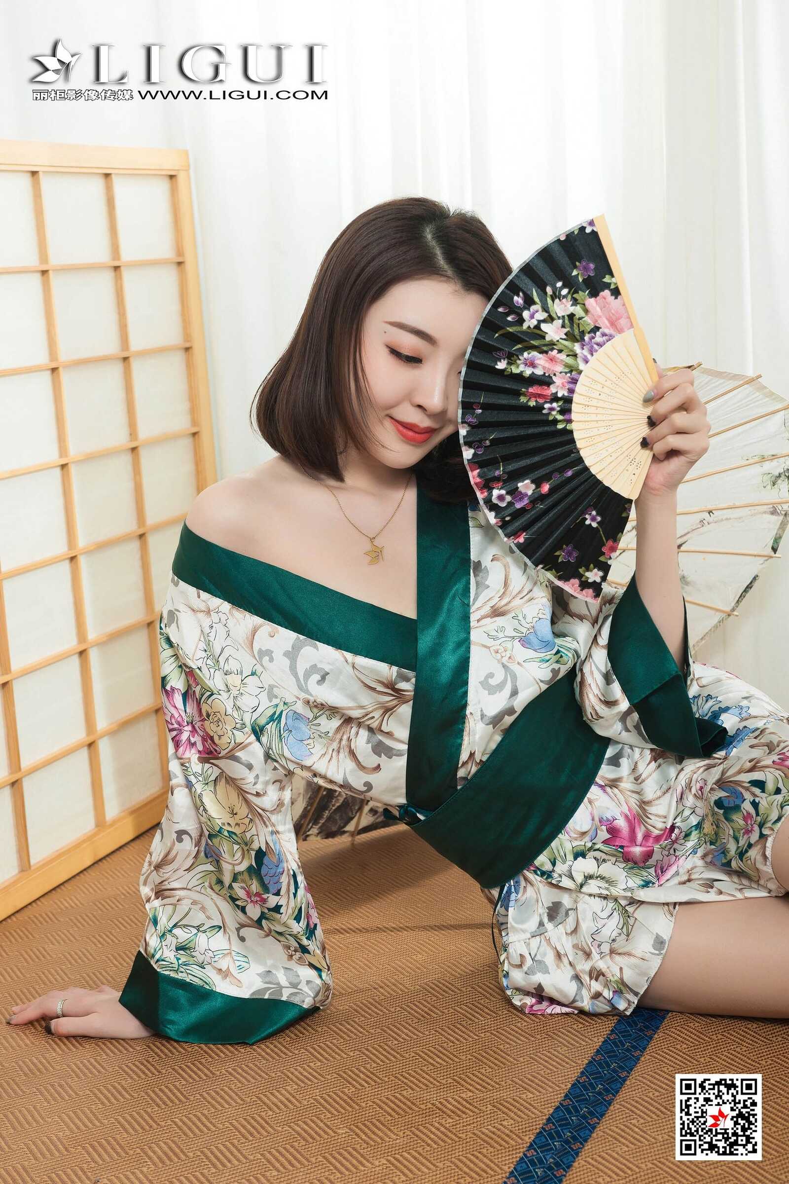 模特思航《古典和服美人》 [丽柜Ligui] 写真集第13张