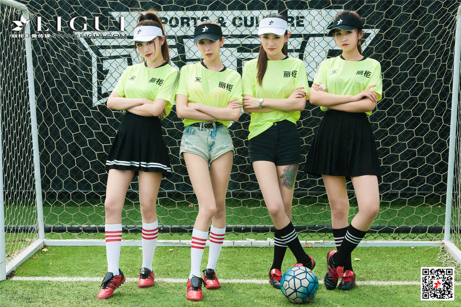 兔子&凉儿&甜甜&允娜《足球丝足》 [丽柜第10张