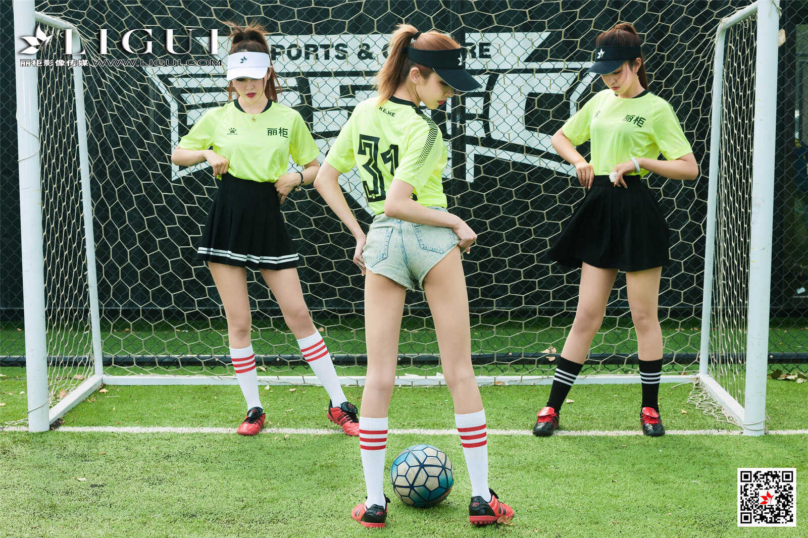 兔子&amp;amp;凉儿&amp;amp;甜甜&amp;amp;允娜《足球丝足》 [丽柜第2张