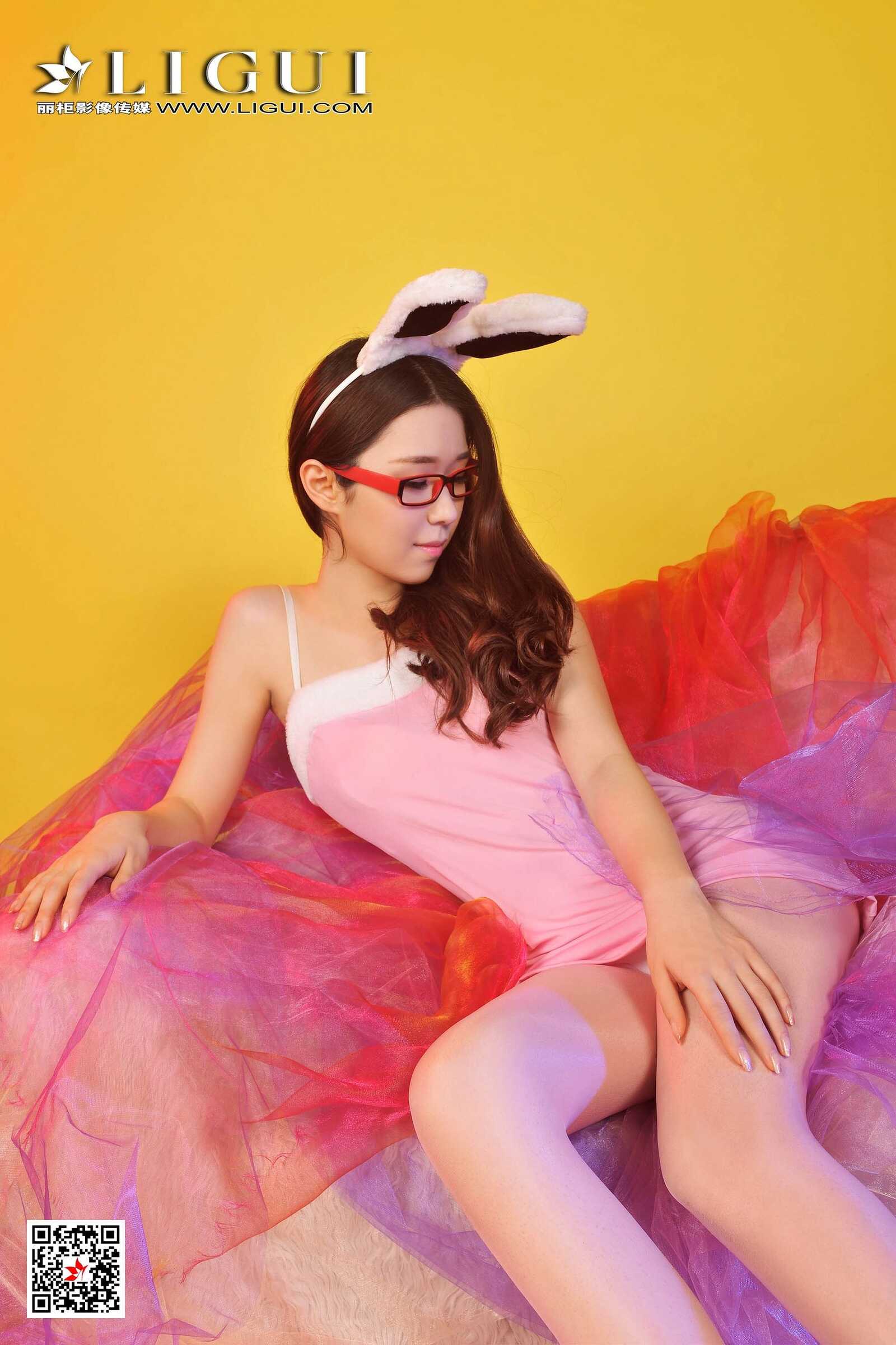 美辰《红高跟兔女郎》 [丽柜Ligui] 写真集第14张