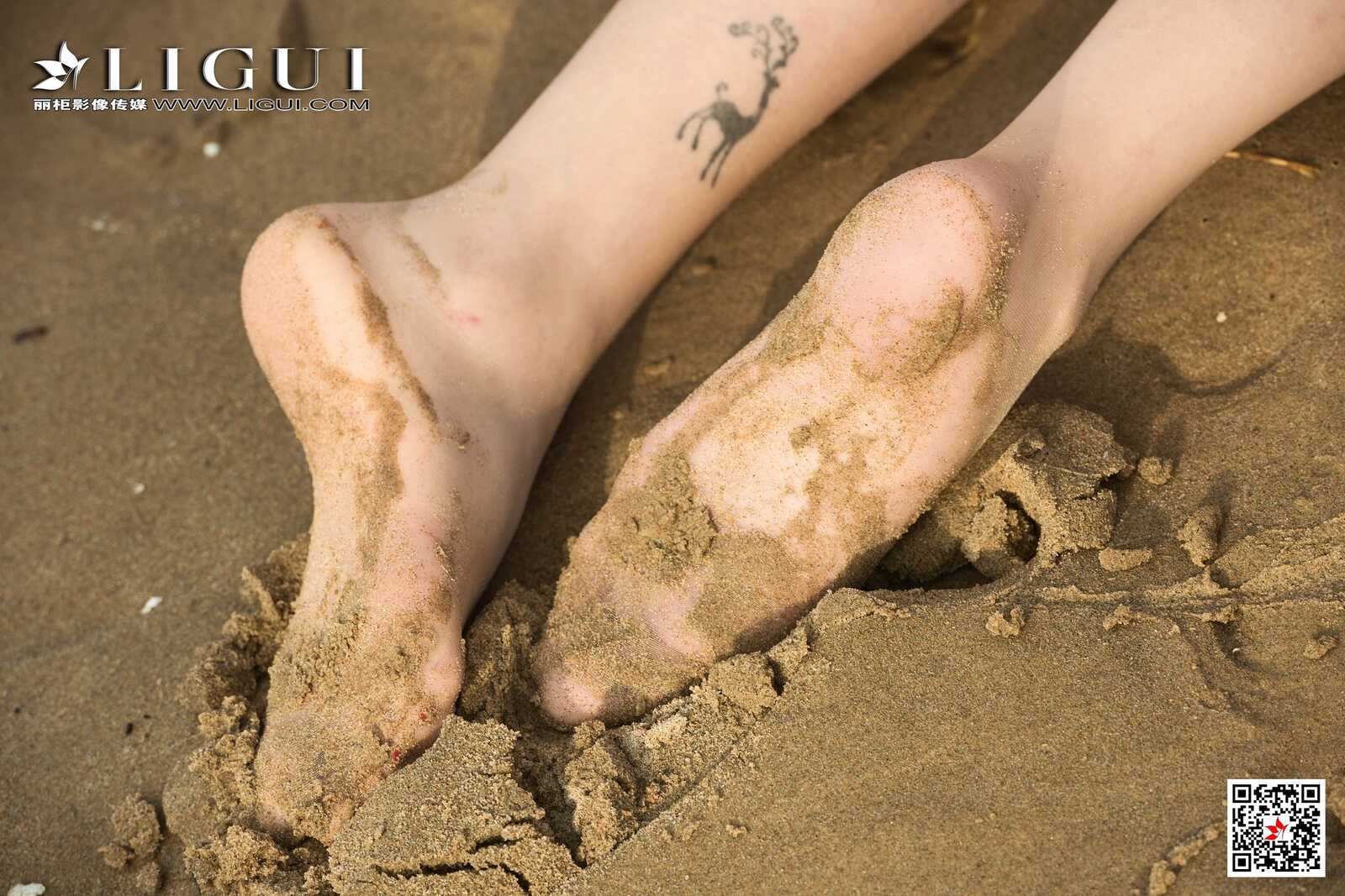 兔子&amp;amp;凉儿&amp;amp;甜甜《沙滩丝足》 [丽柜Ligui] 写第5张