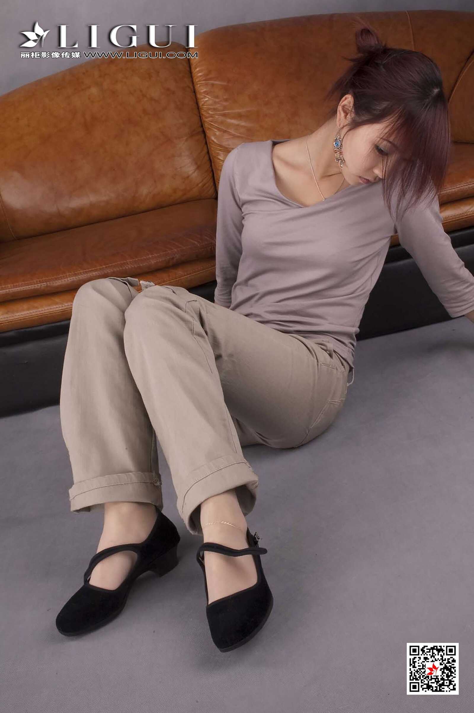 雅诗《复古美脚》 [丽柜Ligui] 网络丽人 写真集第17张