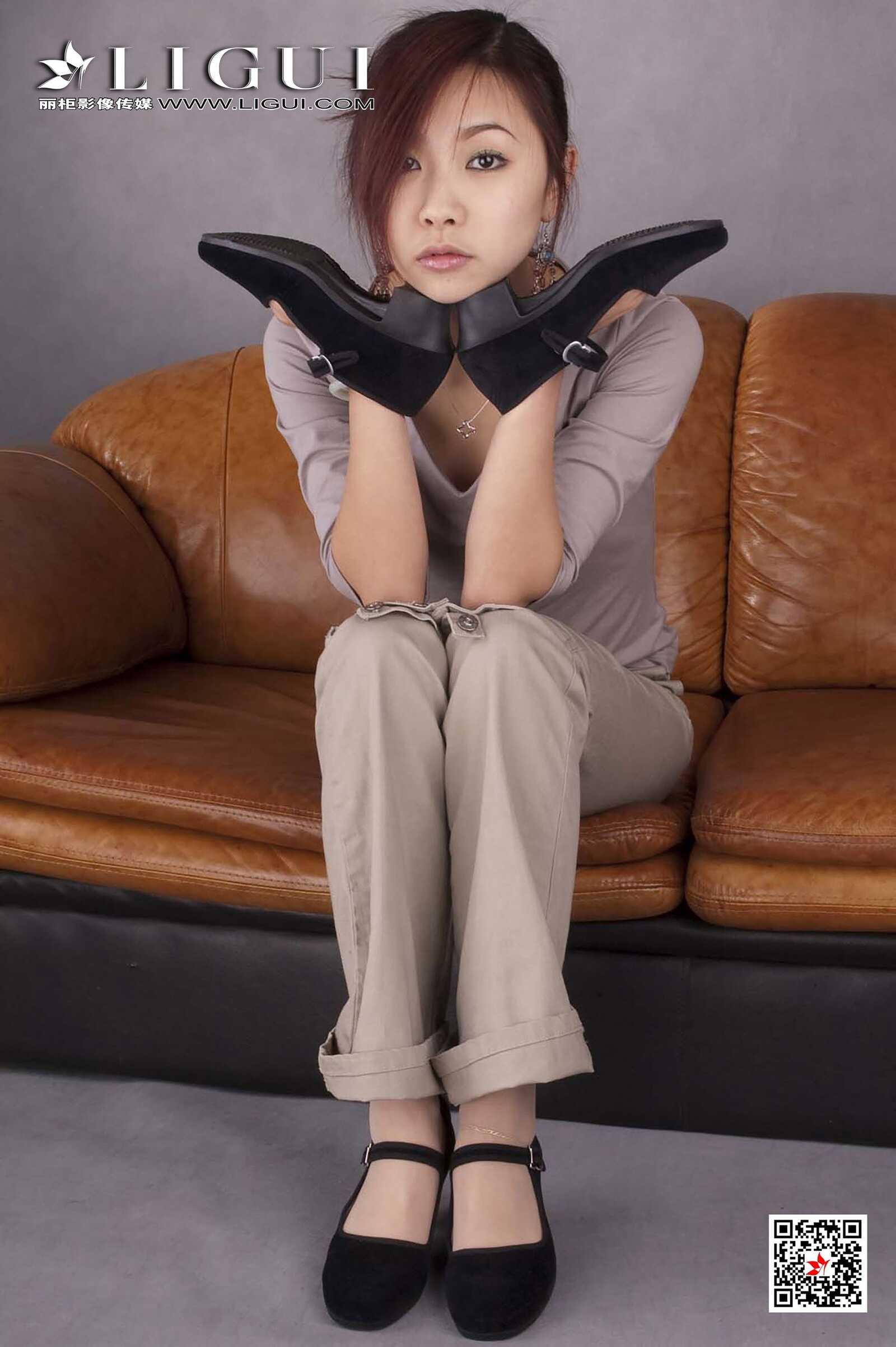 雅诗《复古美脚》 [丽柜Ligui] 网络丽人 写真集第16张