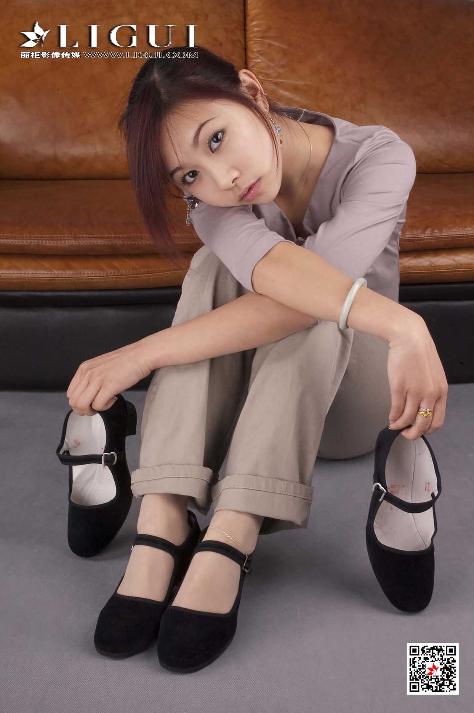 雅诗《复古美脚》 [丽柜Ligui] 网络丽人 写真集第13张