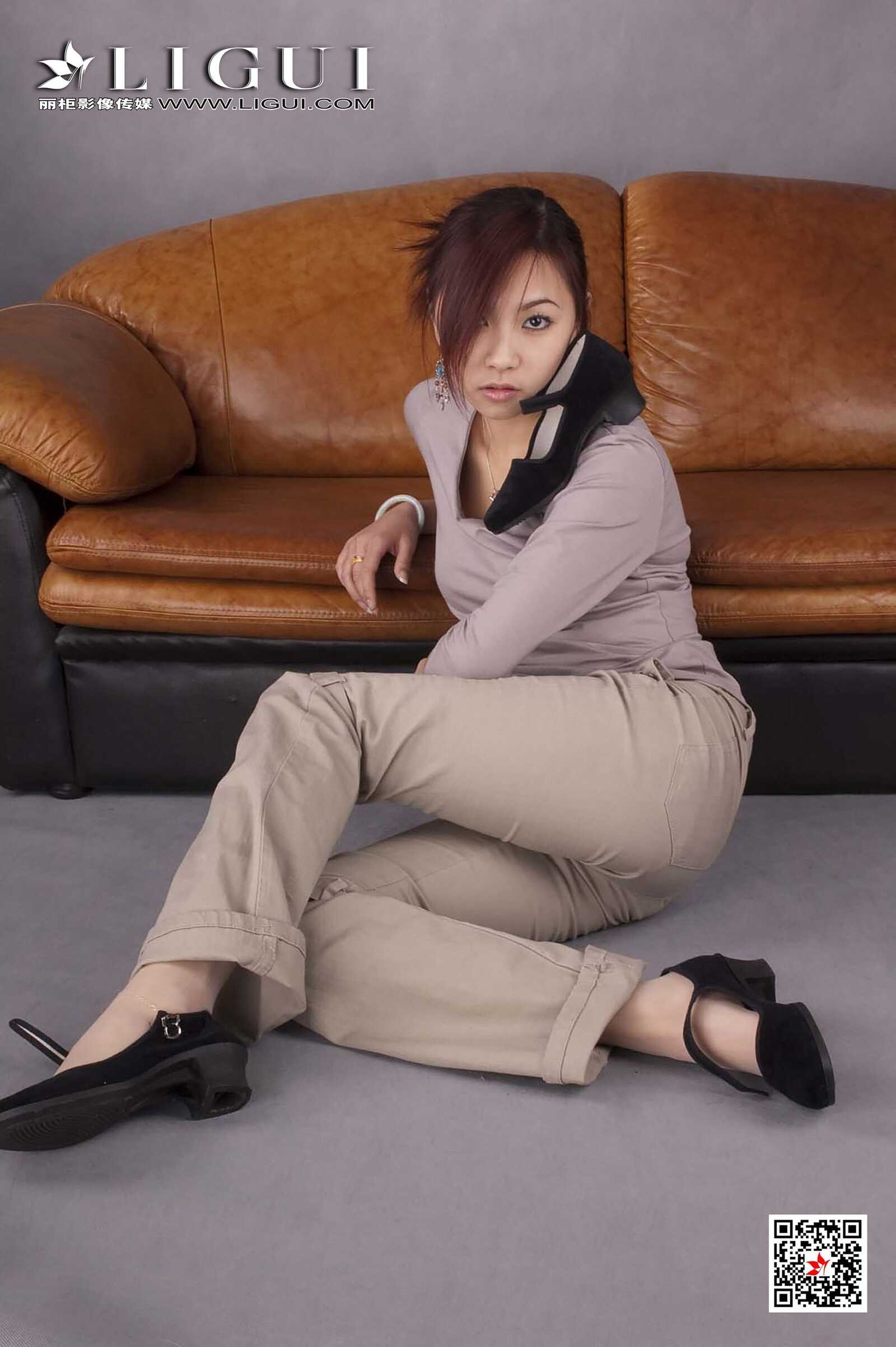 雅诗《复古美脚》 [丽柜Ligui] 网络丽人 写真集第8张