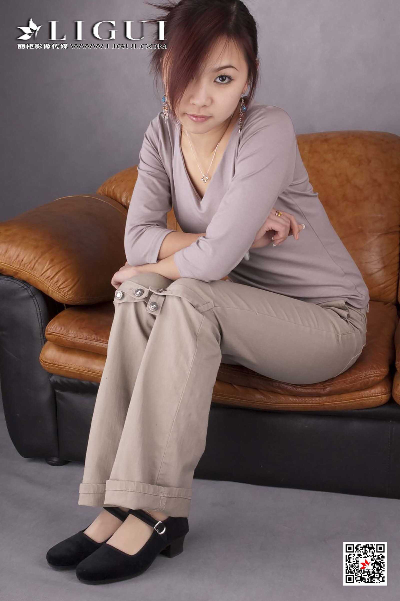 雅诗《复古美脚》 [丽柜Ligui] 网络丽人 写真集第7张