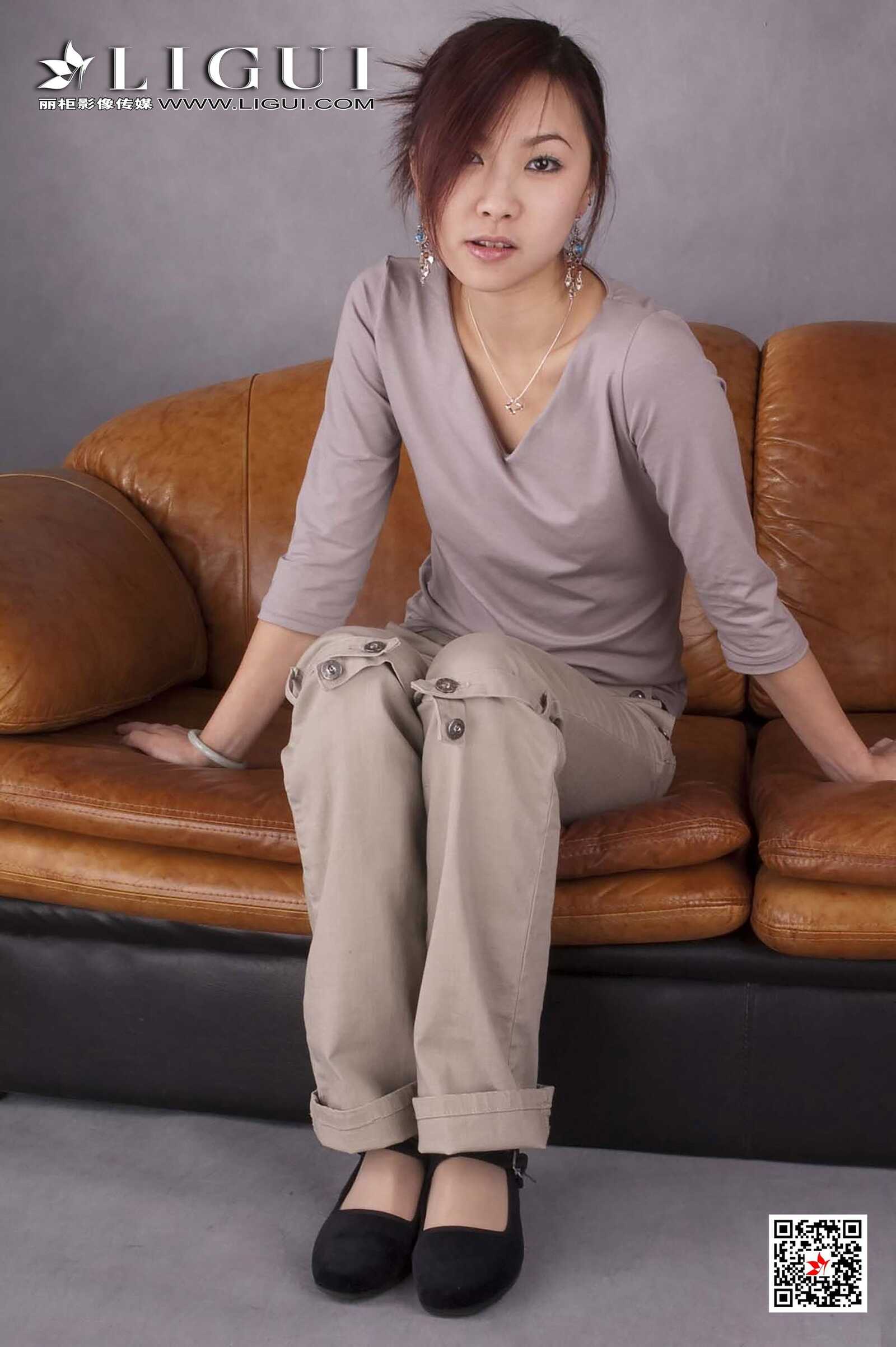 雅诗《复古美脚》 [丽柜Ligui] 网络丽人 写真集第5张