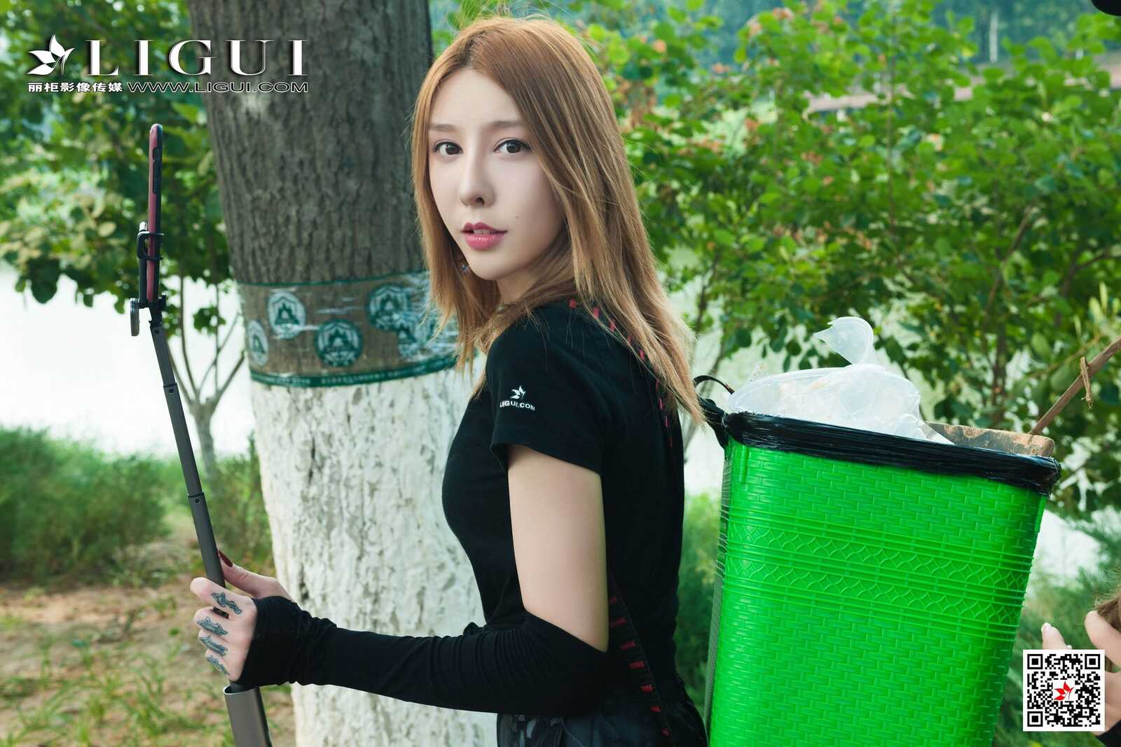 《环保天使》 [丽柜Ligui] 美腿丝足写真集第4张