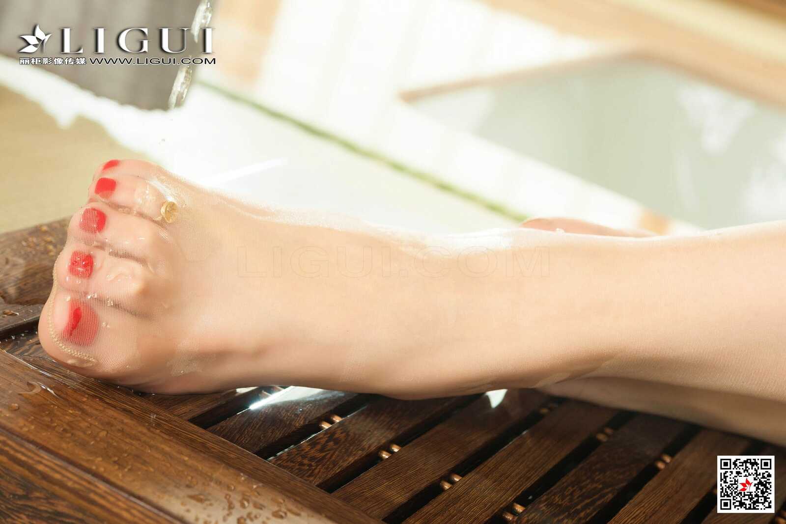 苏黎《茶艺丝足秀》 [丽柜LIGUI] 网络丽人 写真集第3张