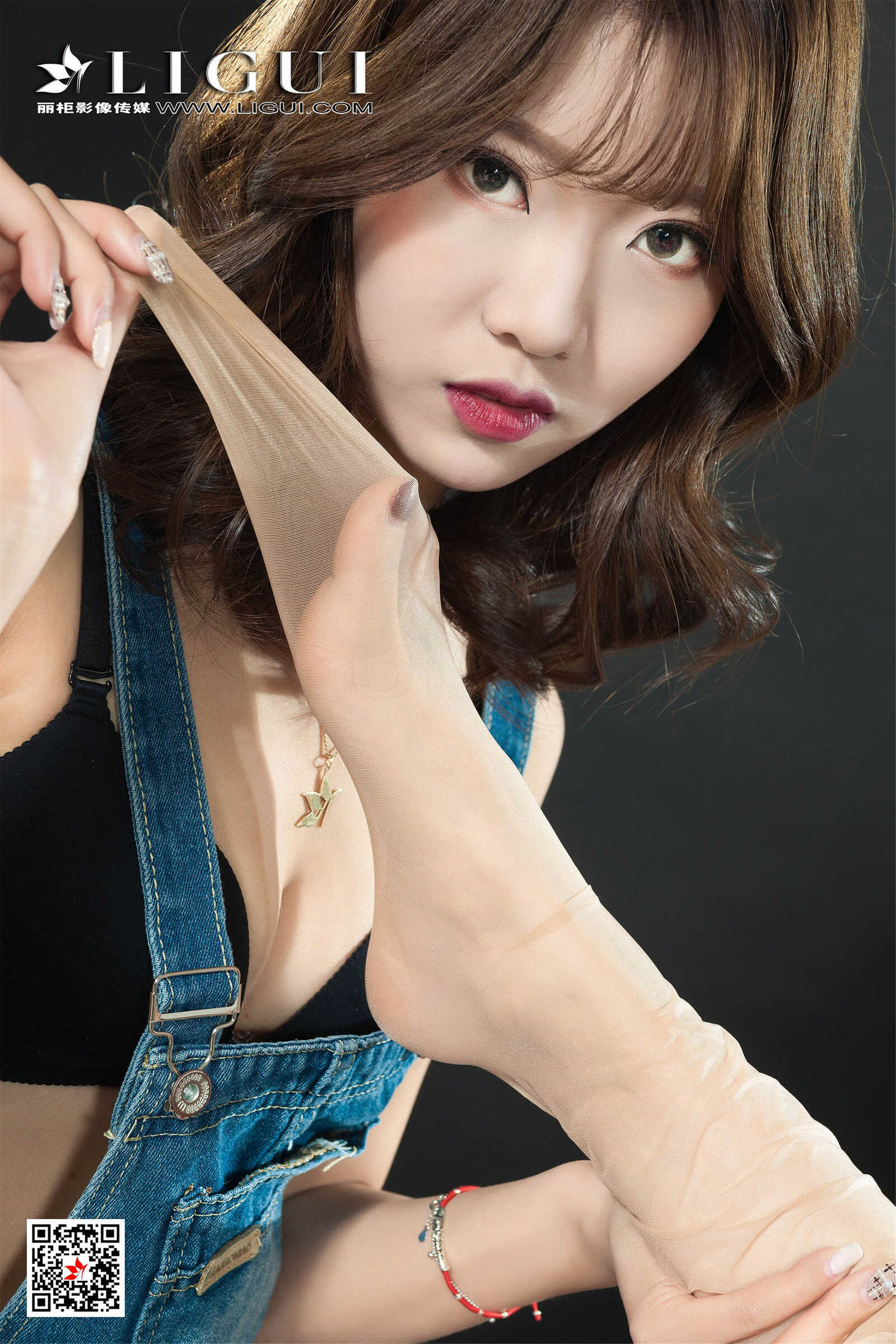 钟情&amp;amp;凉儿《牛仔丝足》 [丽柜LIGUI] 网络丽人第13张