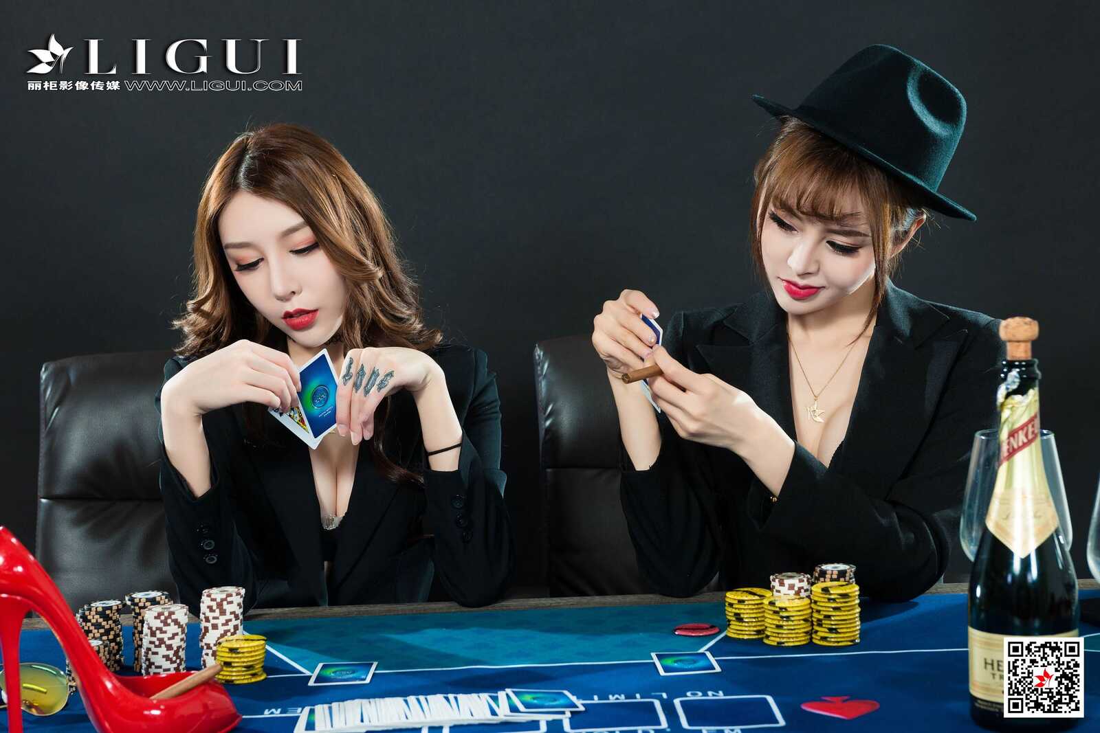 兔子&amp;amp;凉儿《黑丝丝足诱惑》 [丽柜LiGui] 写真集第13张