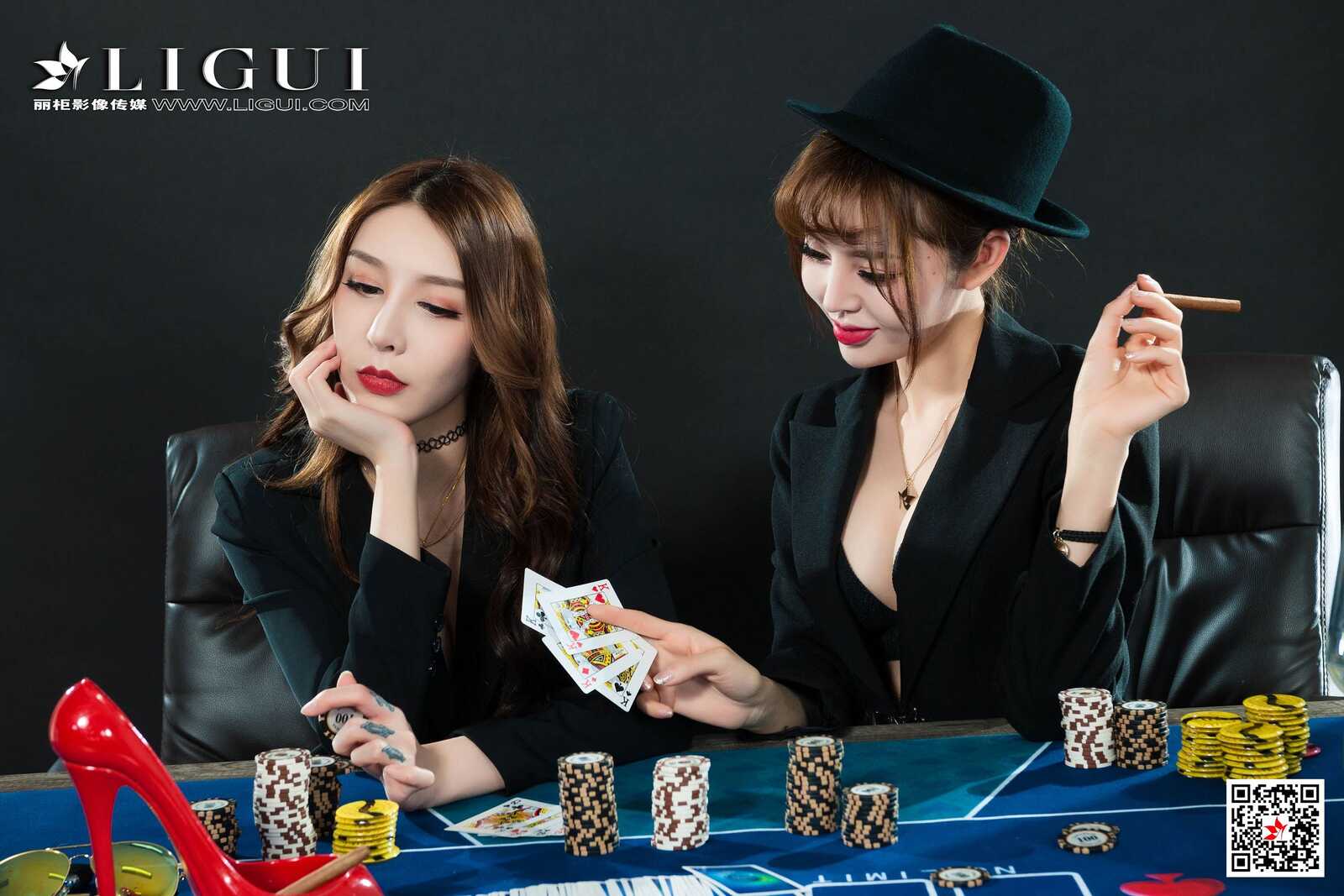 兔子&amp;amp;凉儿《黑丝丝足诱惑》 [丽柜LiGui] 写真集第4张