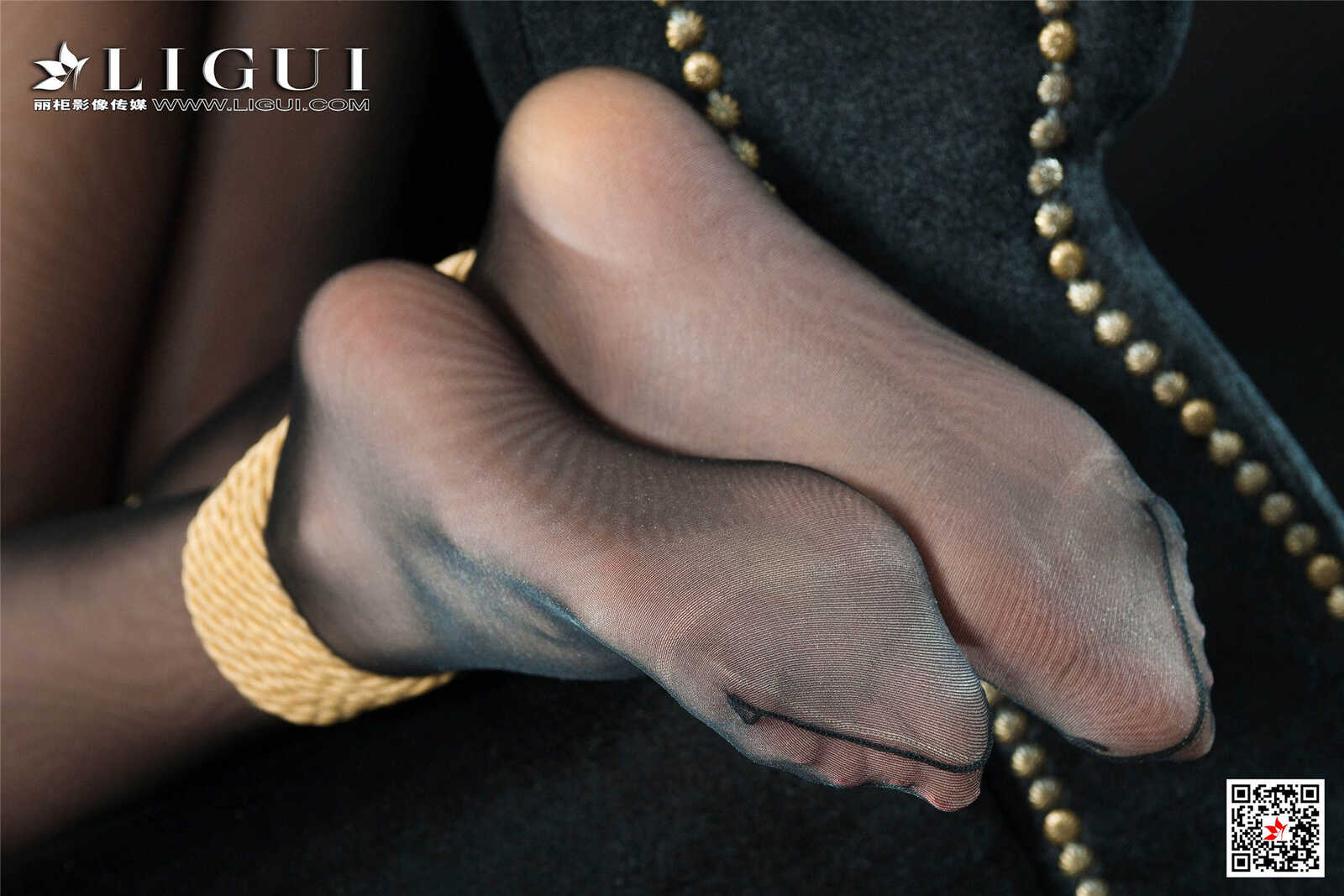 凉儿《黑丝绳艺人体摄影》 [丽柜LiGui美束] 写真第8张