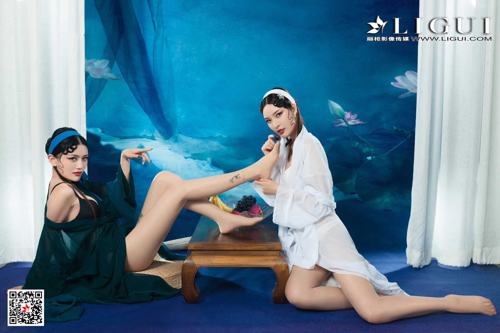甜甜&amp;amp;雪糕《京剧丝袜姐妹花》 [丽柜Ligui] 写真第4张