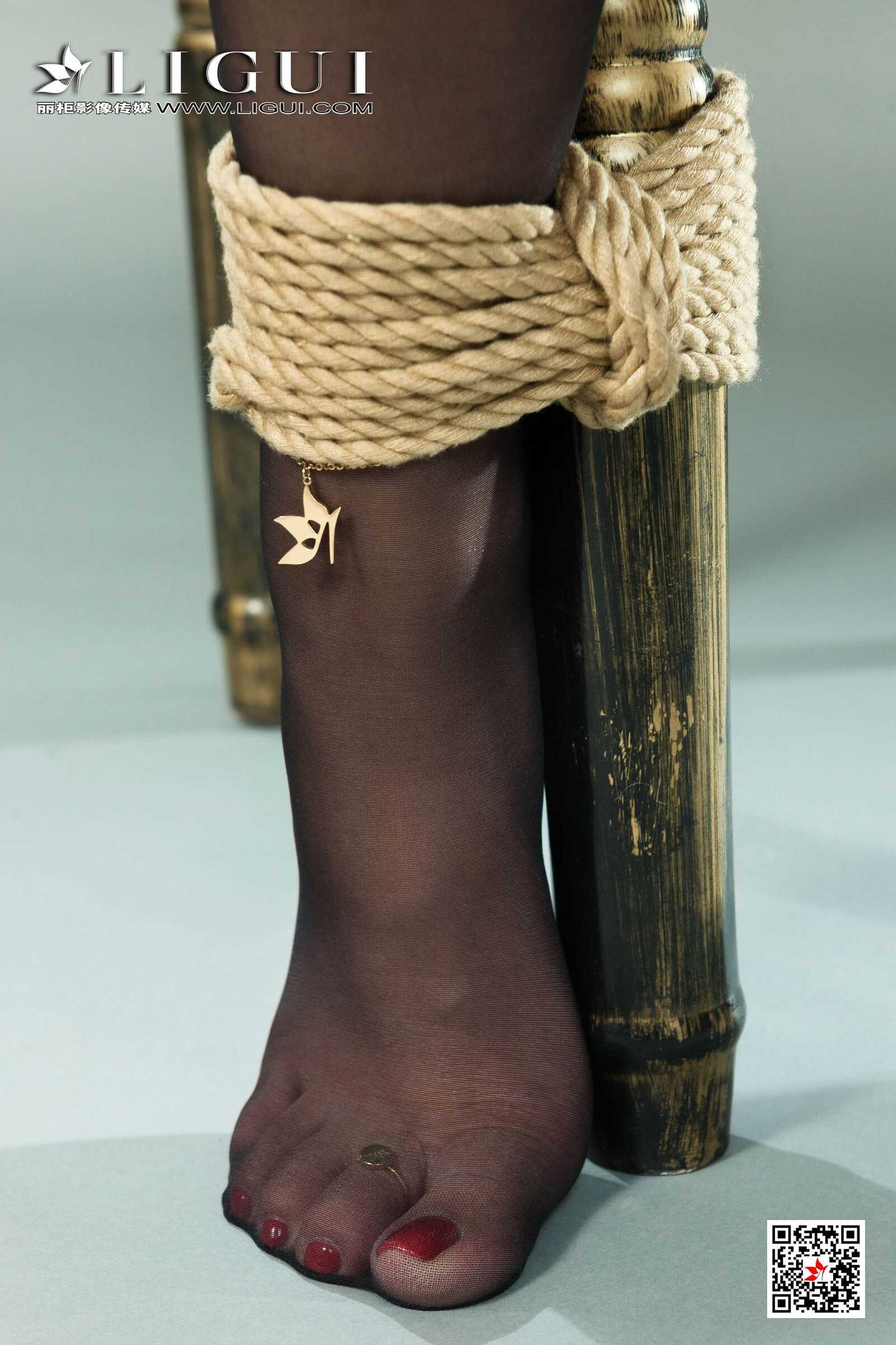 轩轩《黑丝OL捆绑绳艺》 [丽柜Ligui] 写真集第9张