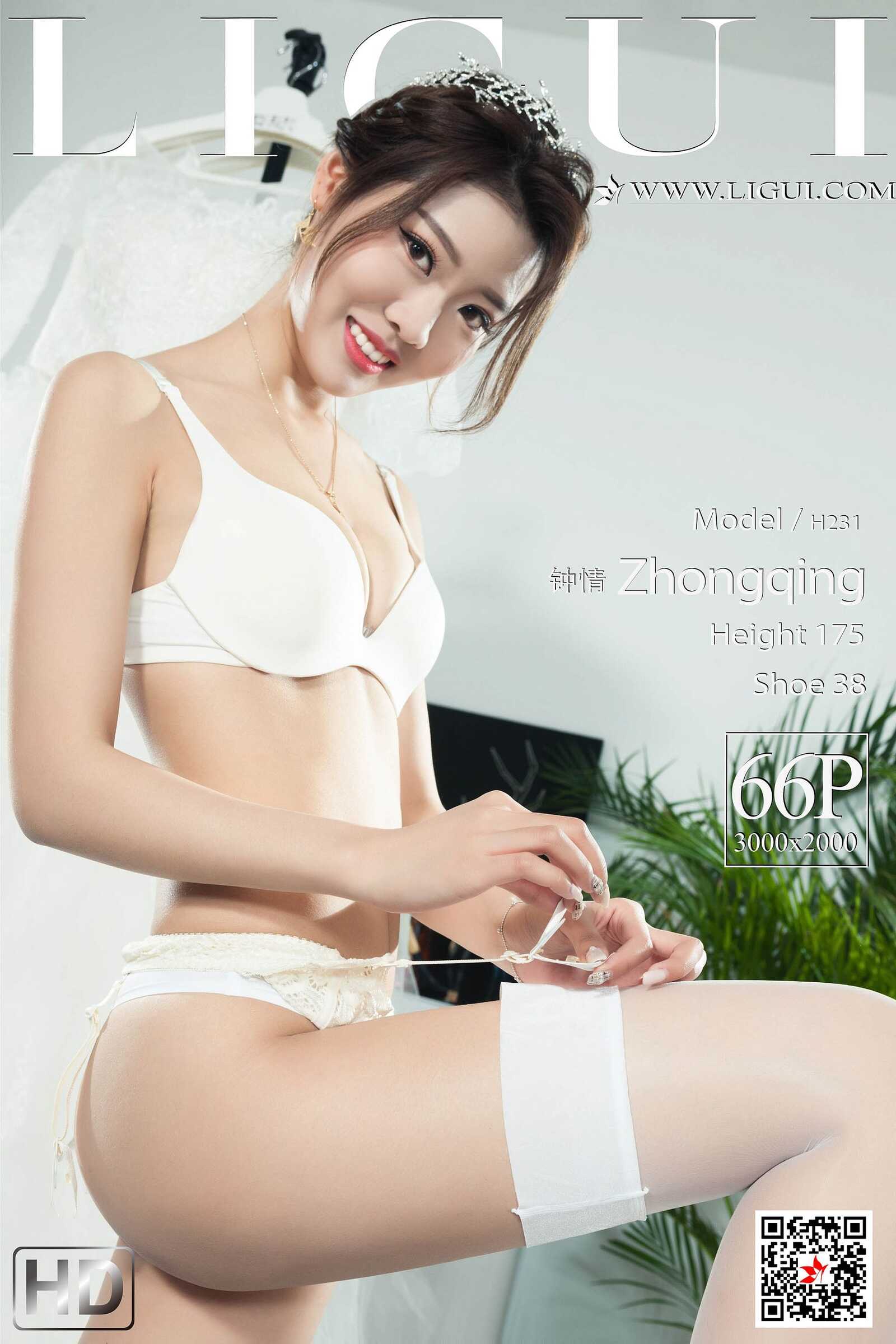 钟情《白丝婚纱新娘》 [丽柜Ligui] 写真集第18张