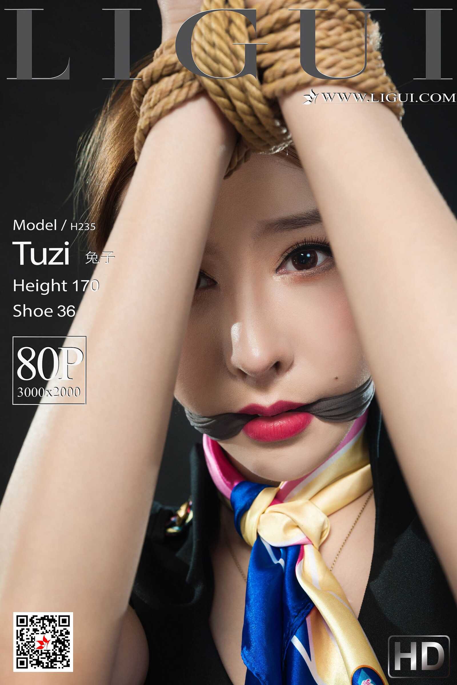 兔子《空姐捆绑绳艺》 [丽柜美束Ligui] 写真集第17张