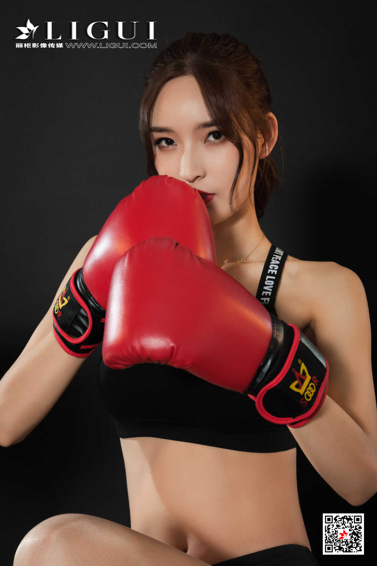 腿模雪糕《拳击丝足少女》 [丽柜Ligui] 网络丽人第14张