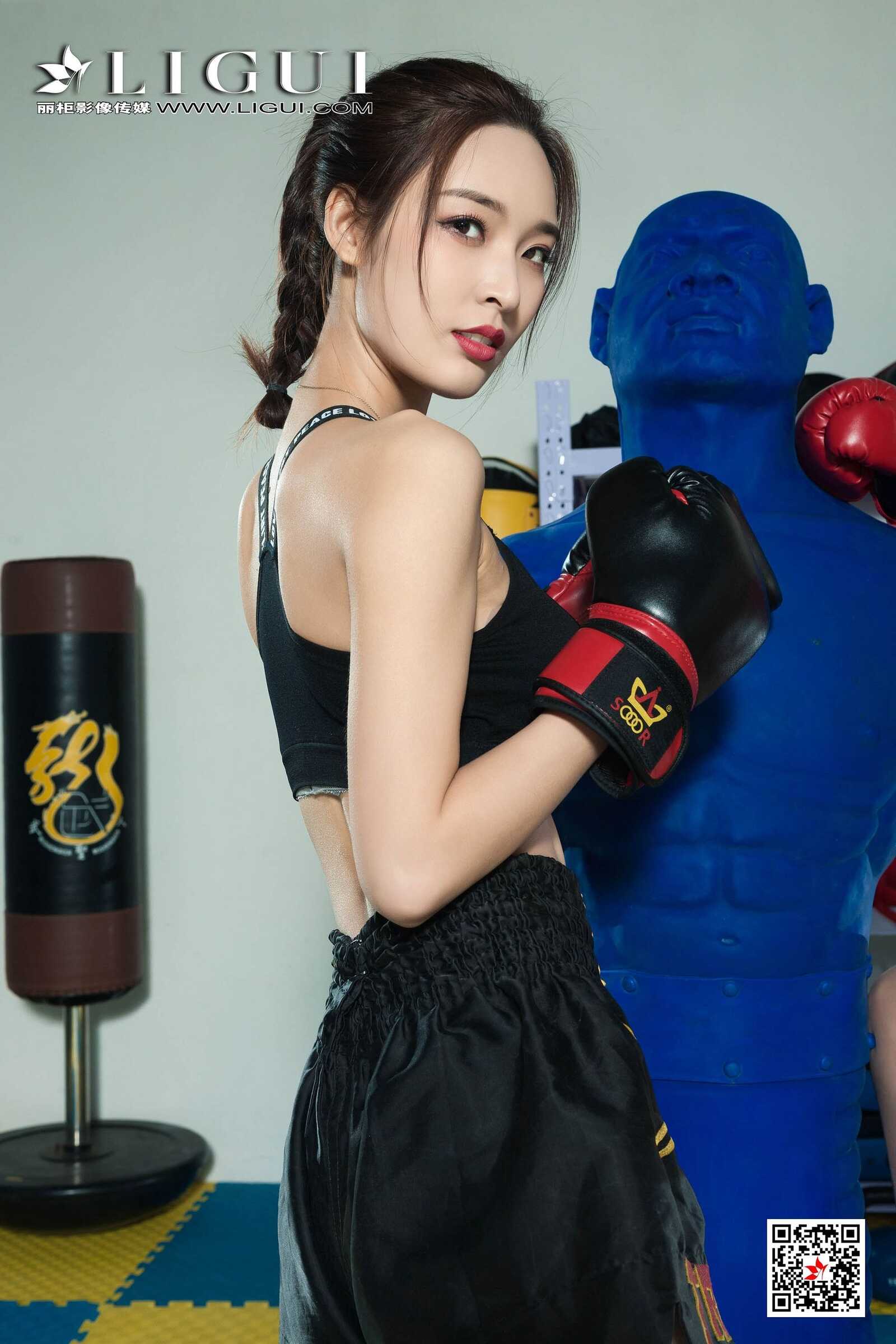 敏儿&amp;amp;雪糕《拳击姐妹》 [丽柜Ligui] 写真集第12张