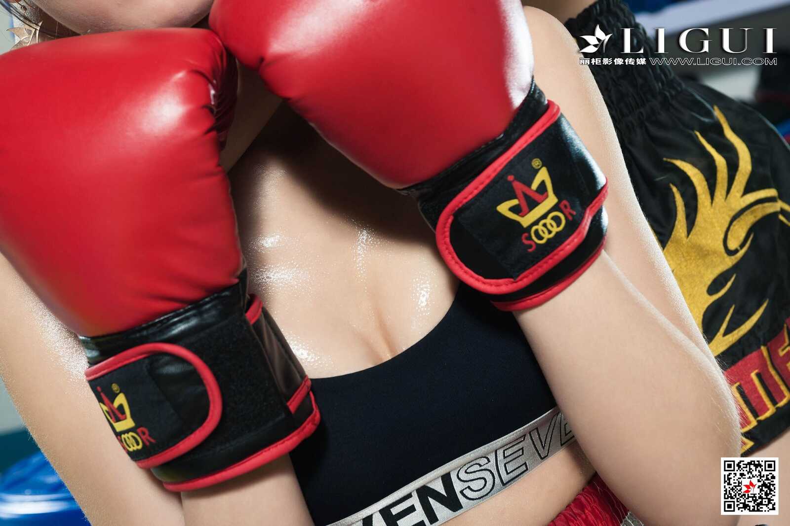 敏儿&amp;amp;雪糕《拳击姐妹》 [丽柜Ligui] 写真集第3张