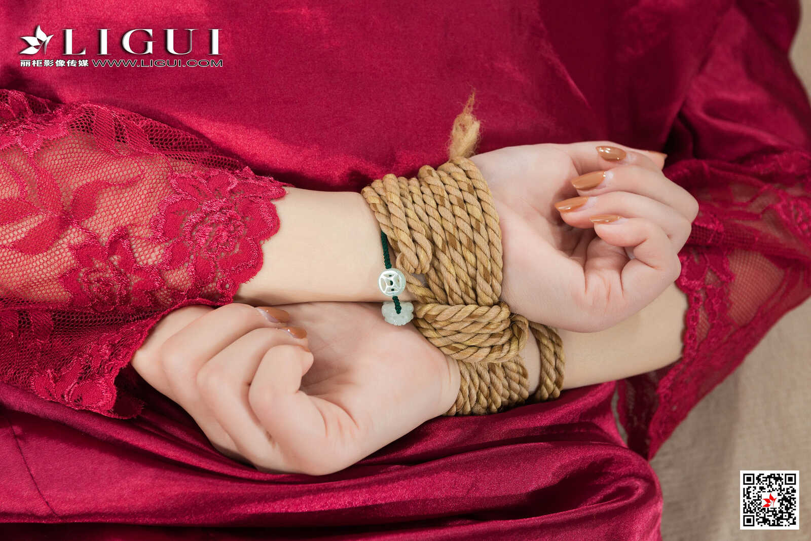 Model 文静《睡衣捆绑美束》 [丽柜LIGUI] 写真集第9张