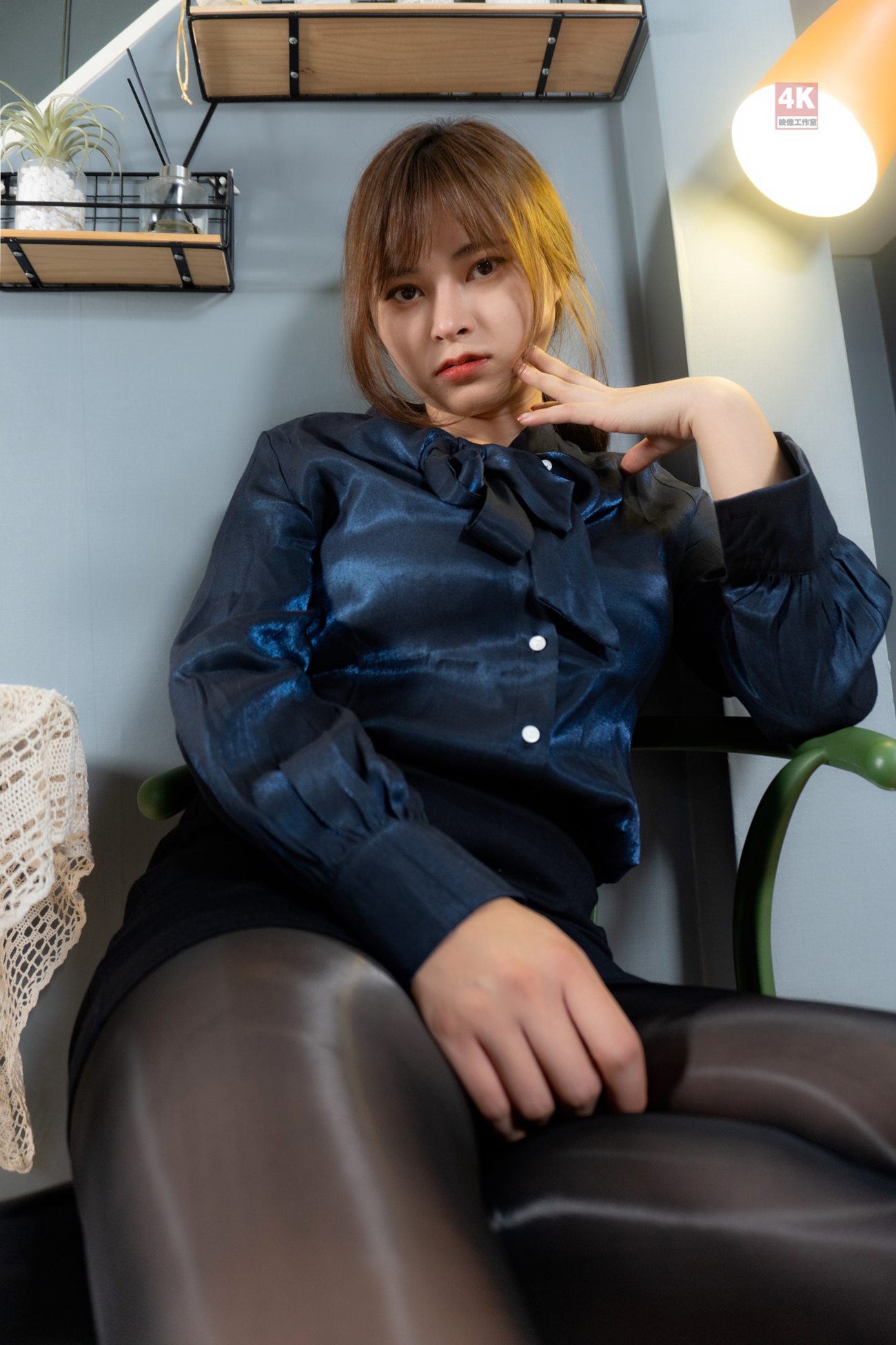 [Ligui丽柜]网络丽人 2021.06.22 Model《黑秘书 ro 白秘第1张