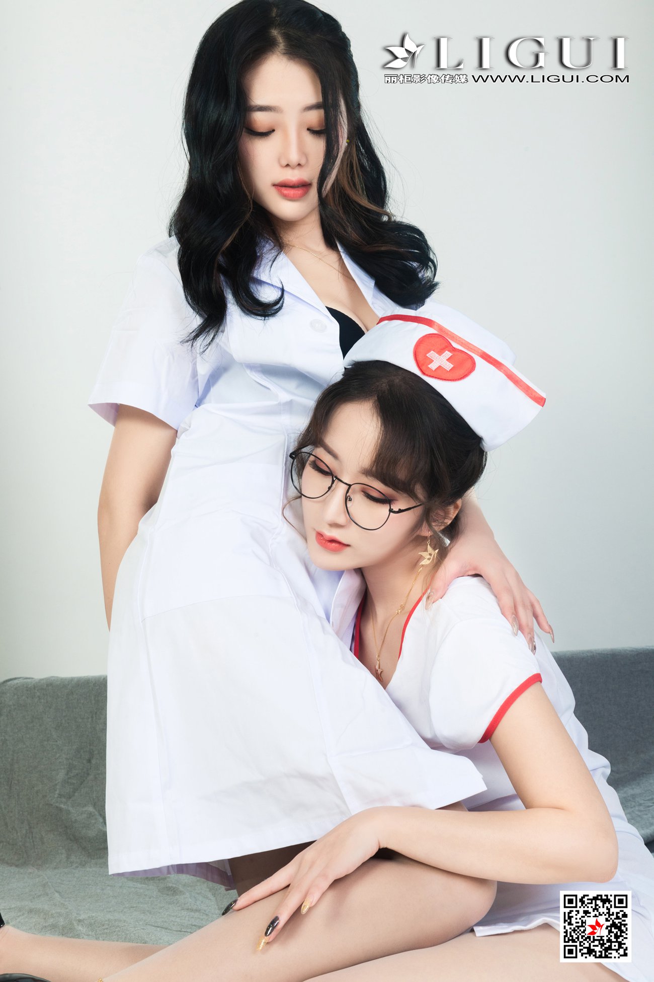 [Ligui丽柜]网络丽人 2021.06.25 Model《双生花-医护情第20张