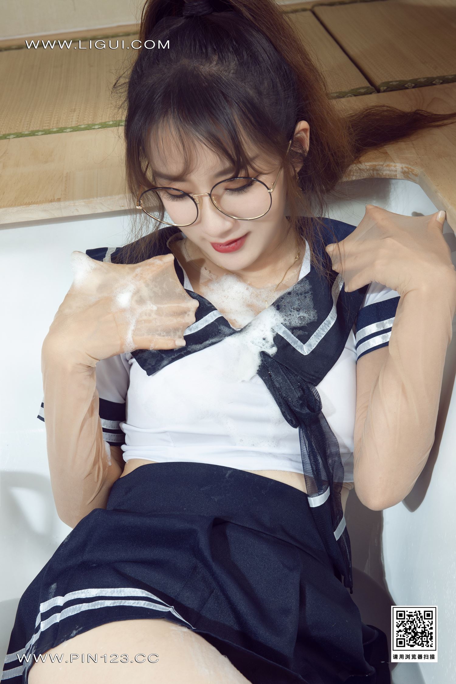 [Ligui丽柜]2022.09.05 香浴丝颜 汐汐第13张