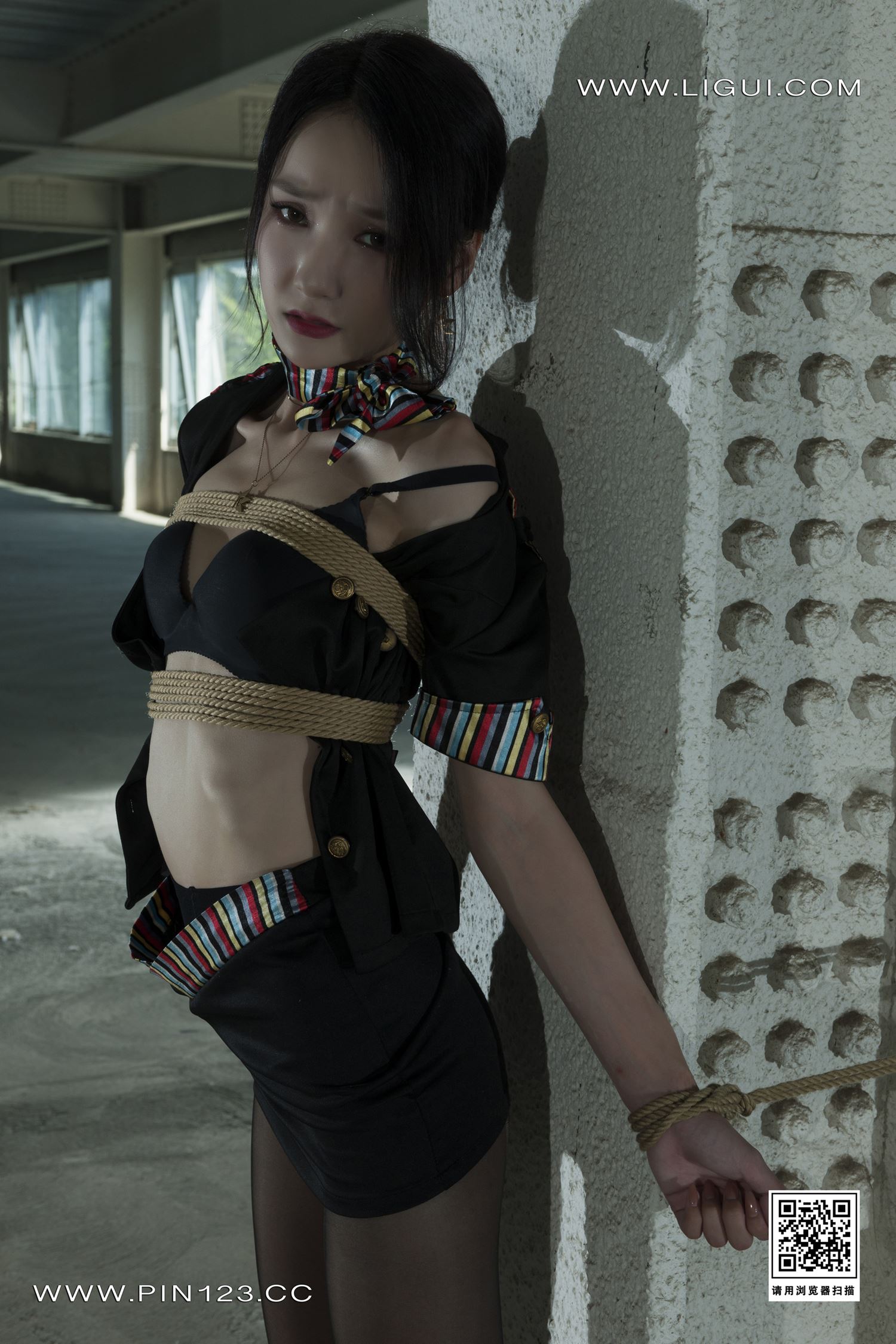 [Ligui丽柜]2022.09.02 劫持空姐 心心第17张