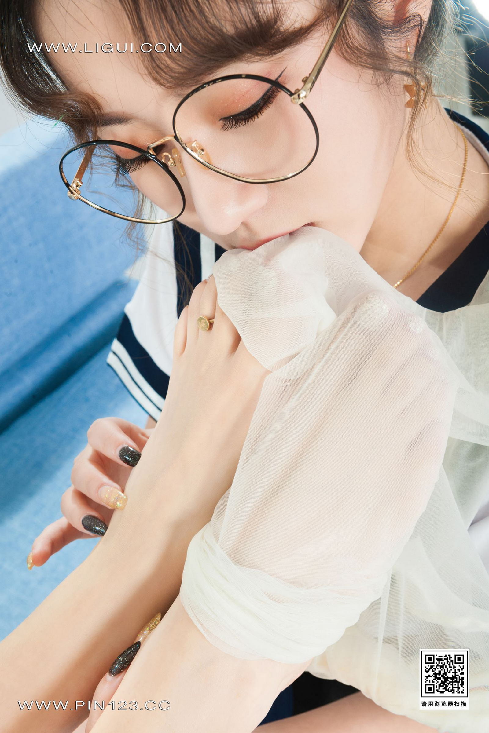 [Ligui丽柜]2022.09.16 双生花-紧缚花季 小智贤&amp;汐汐第30张