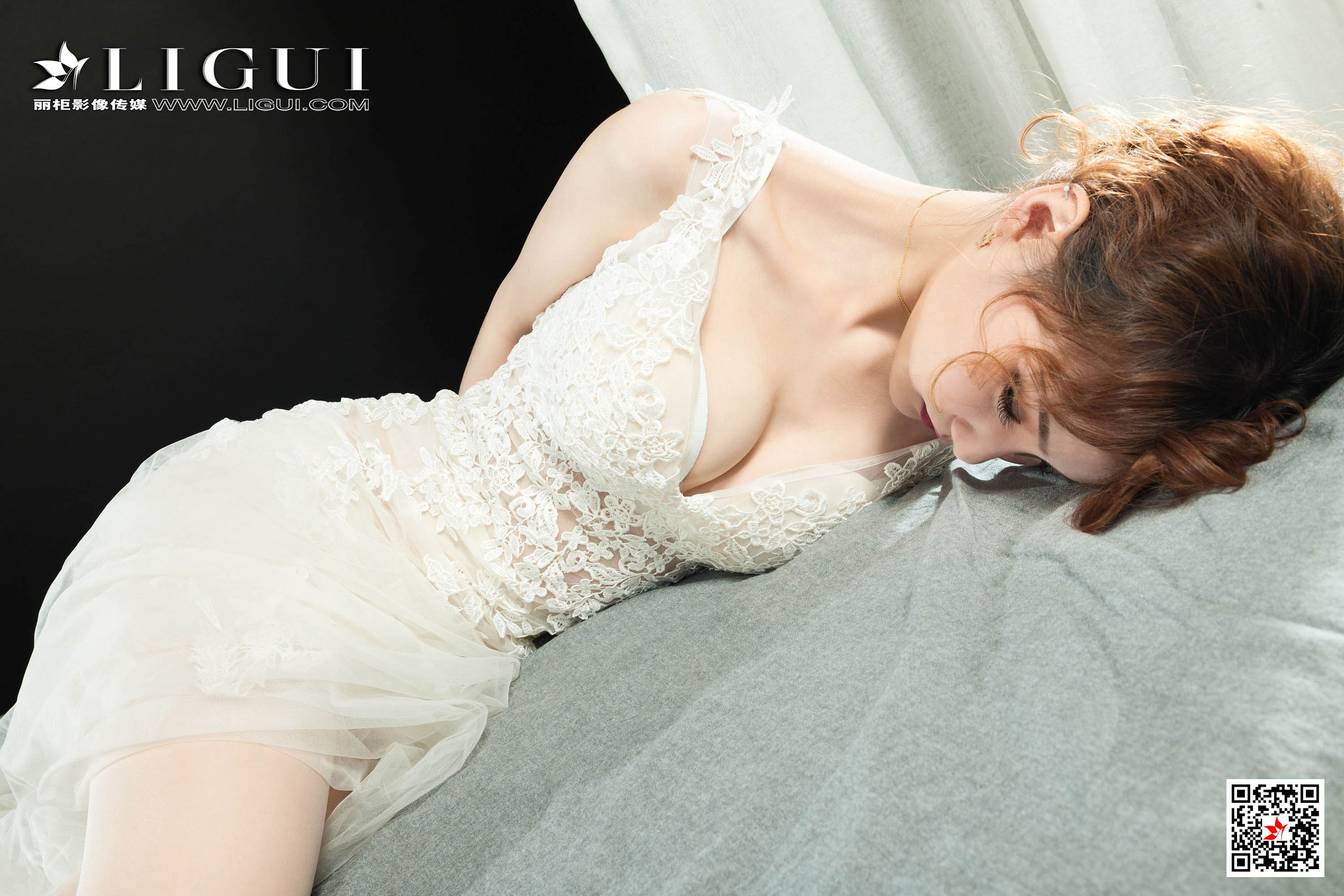 [丽柜美束Ligui] 蕊蕊 《婚纱绳艺》 写真集第5张