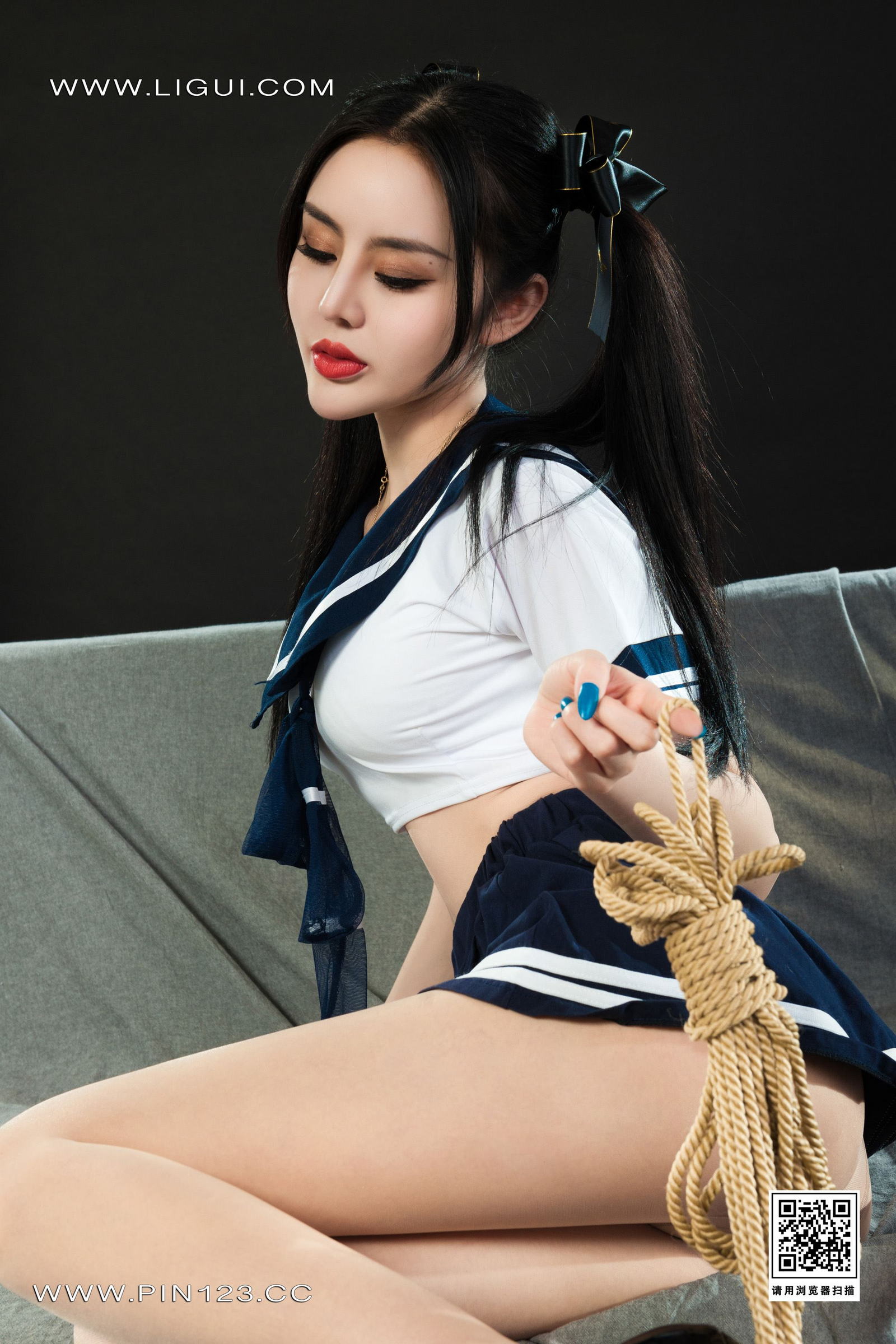 Ligui丽柜 2022.11.04 紧缚学妹 凉儿第21张